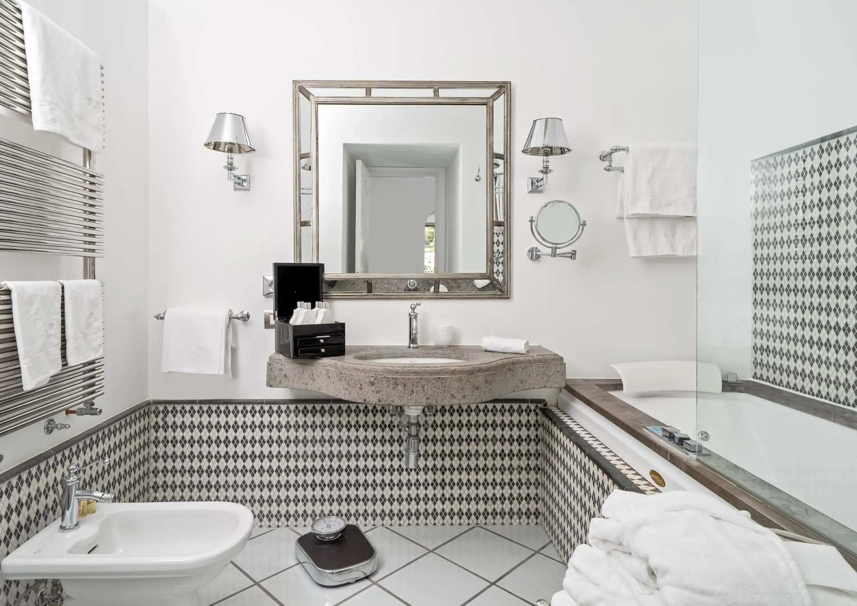 Bathroom in Hotel Villa Franca