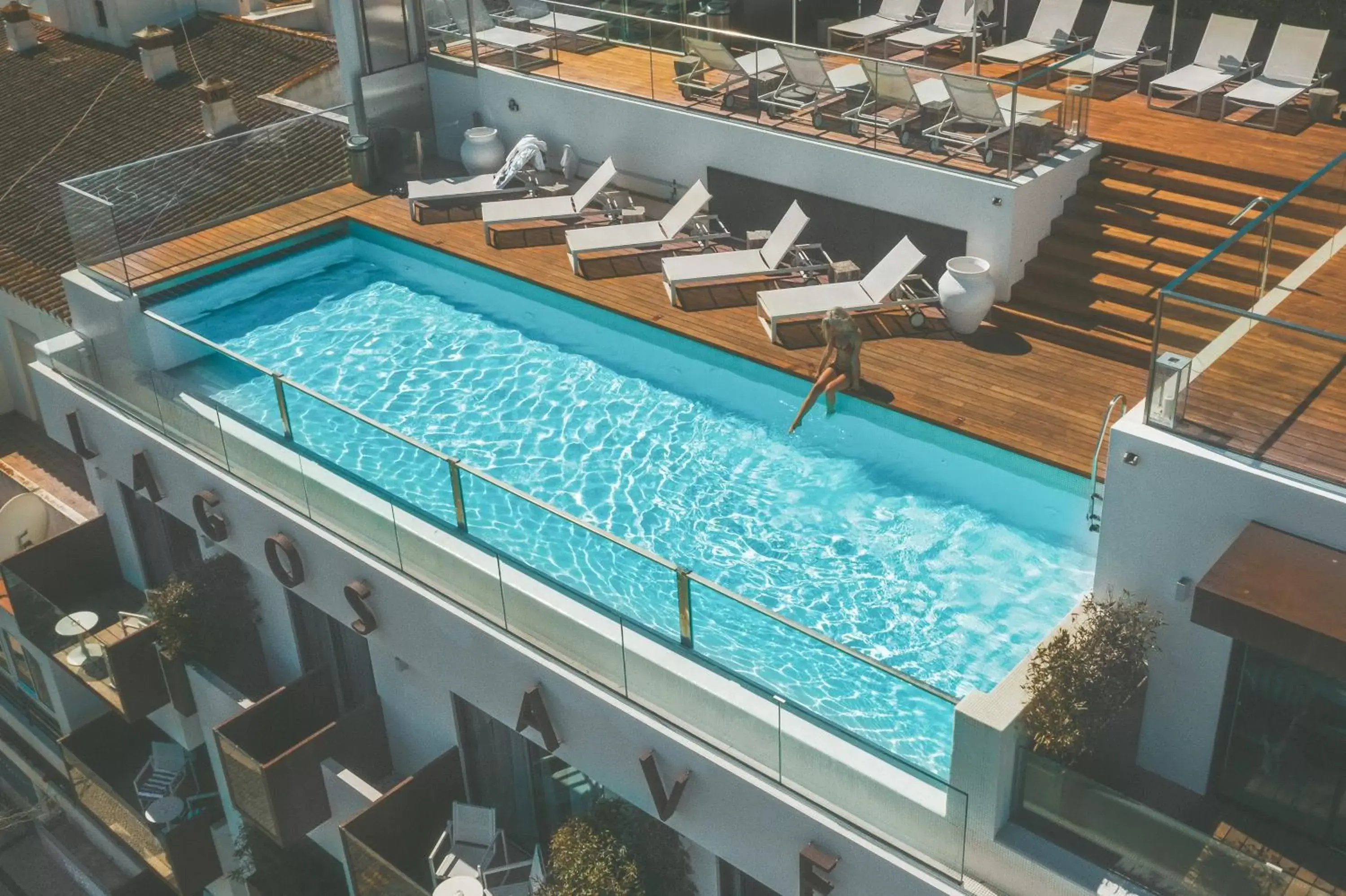 Pool View in Lagos Avenida Hotel