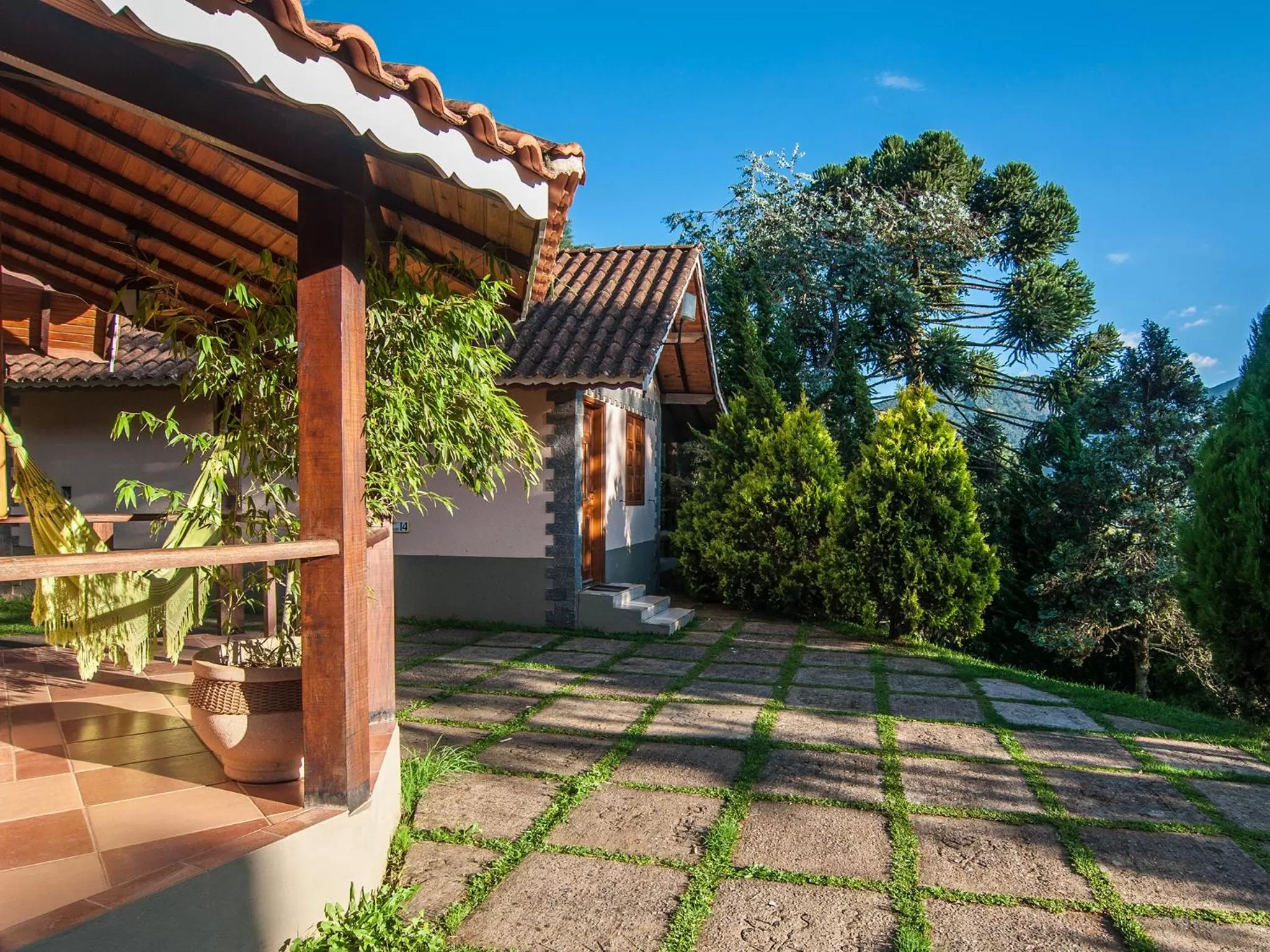 Balcony/Terrace in Pousada Ricanto Amore Mio
