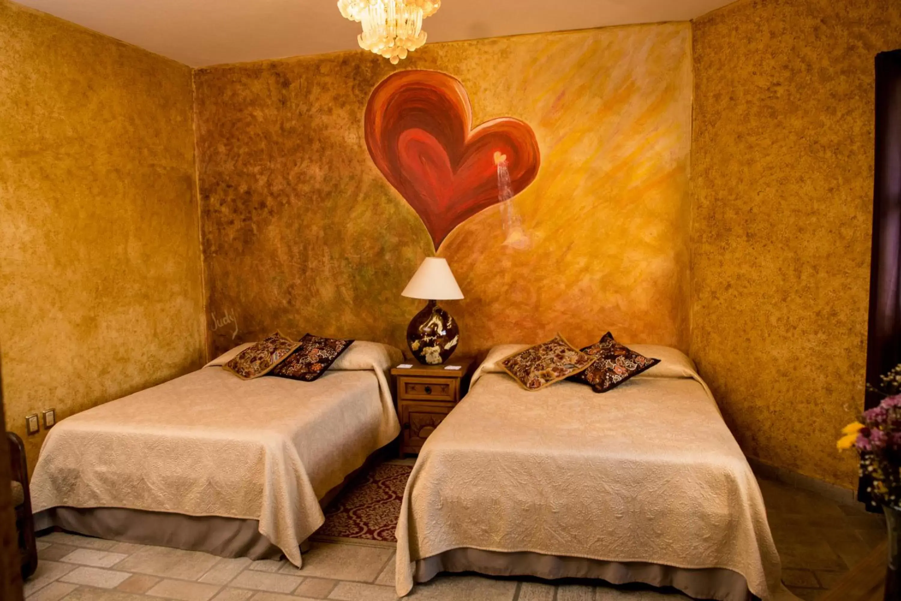 Photo of the whole room, Bed in Hacienda Boutique B&B and Spa Solo Adultos