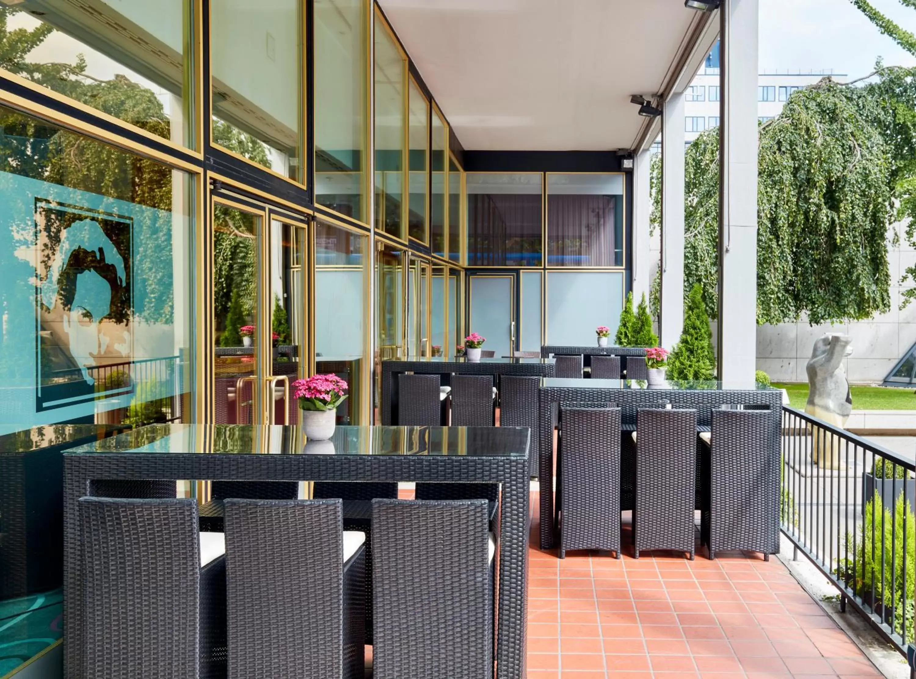 Balcony/Terrace in InterContinental Berlin, an IHG Hotel