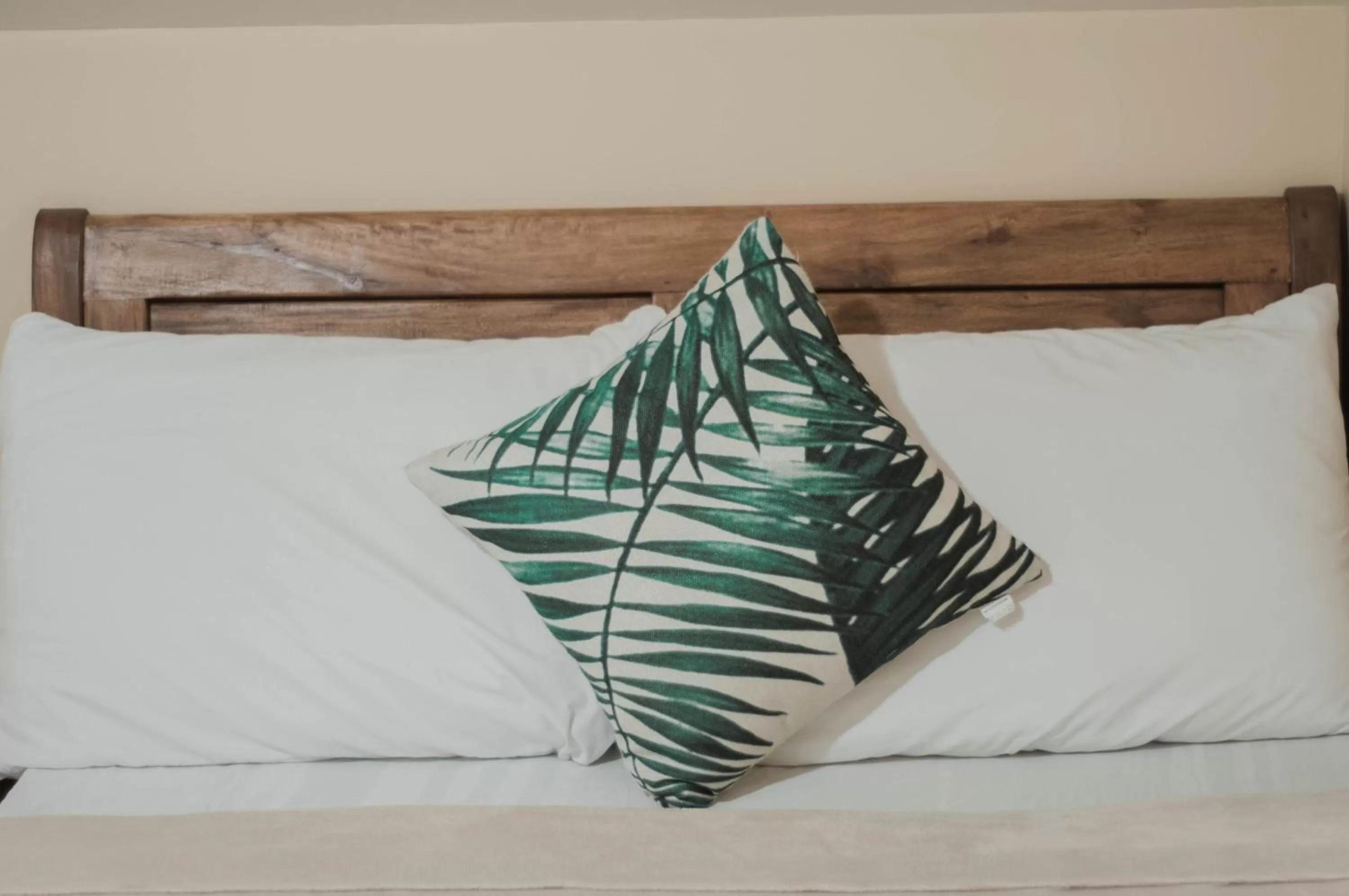 Bed in The Half House by Elmar Cabin