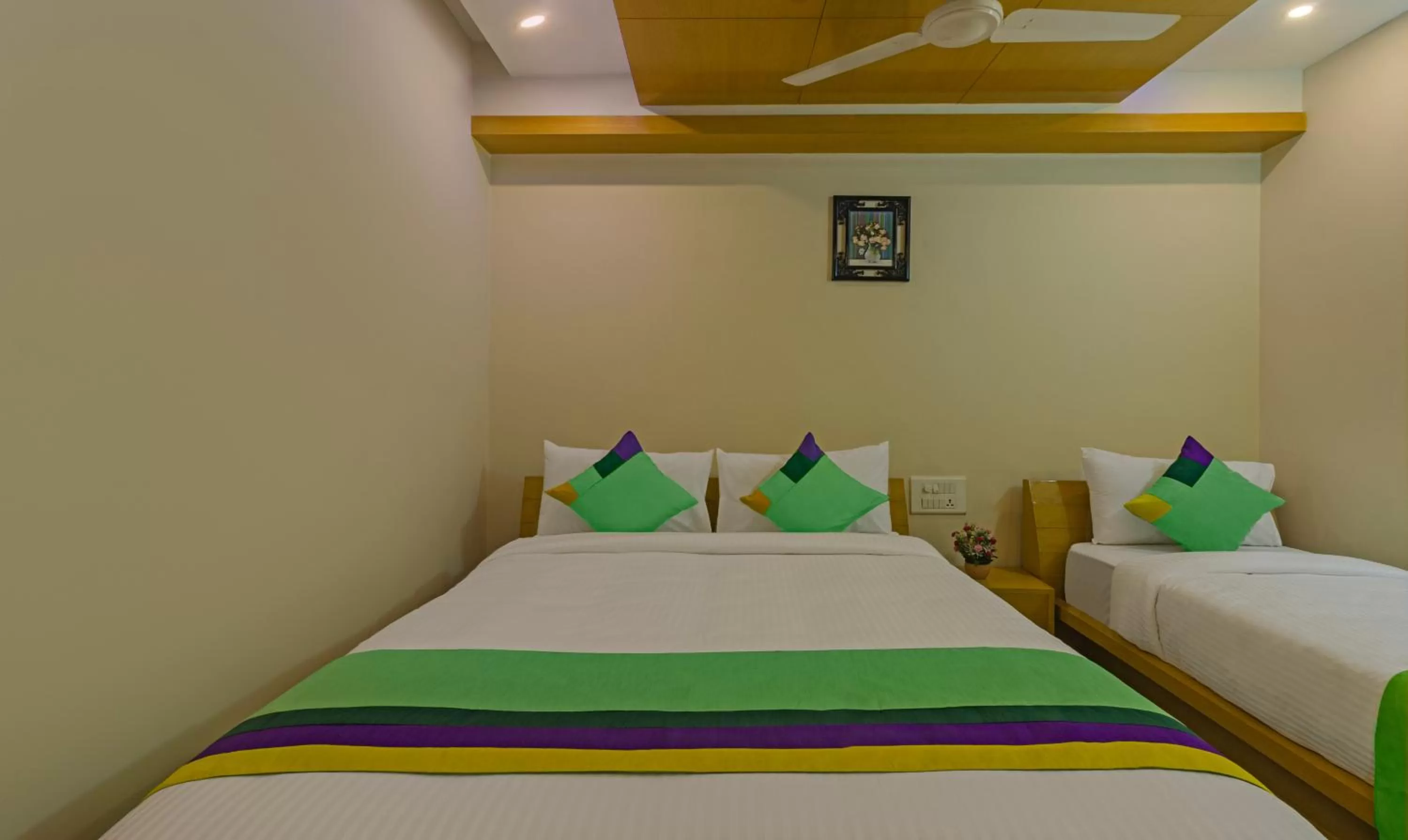 Bedroom in Treebo Trend Kruthika Inn