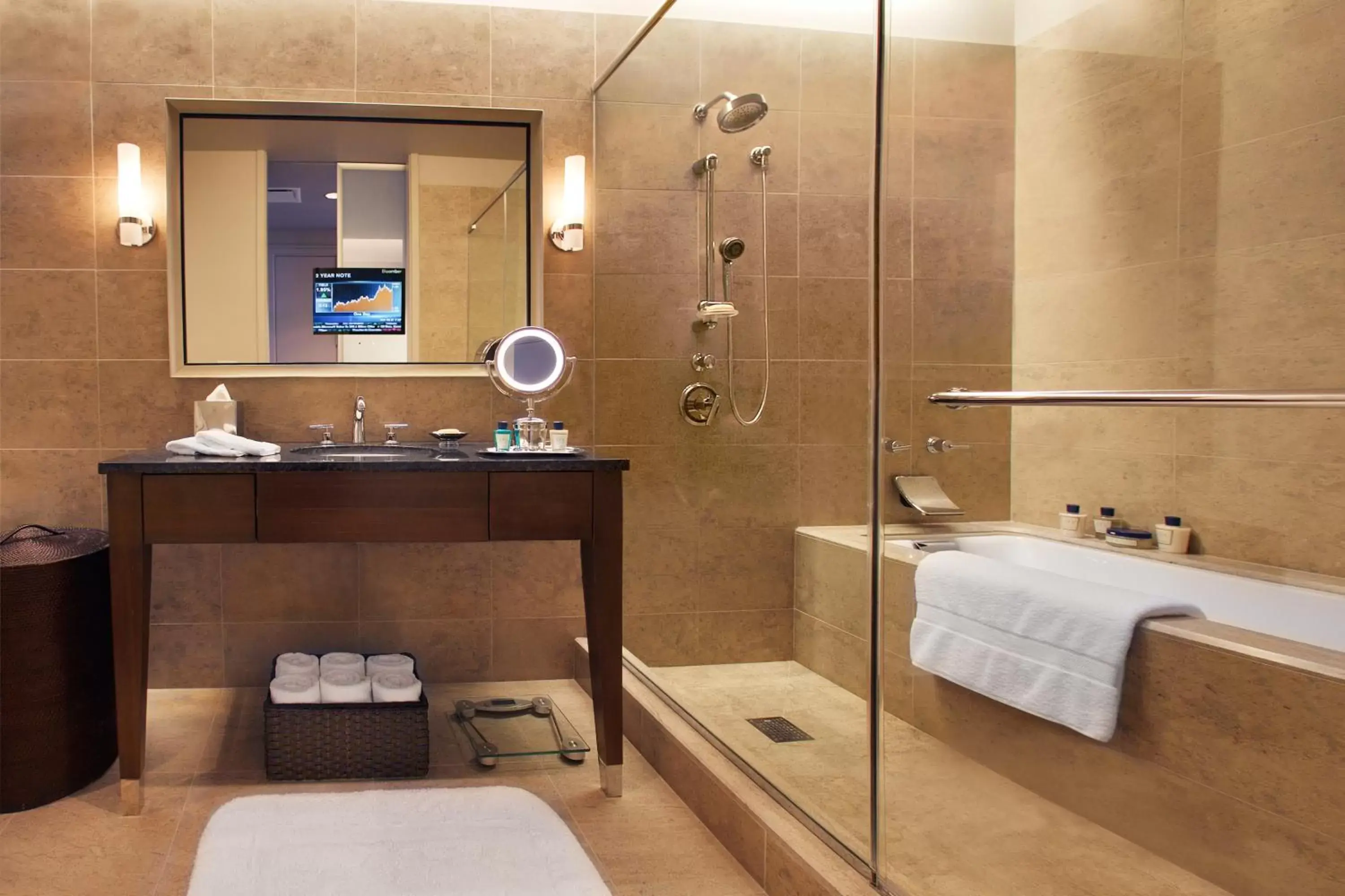 Shower, Bathroom in Trump International Hotel & Tower Chicago