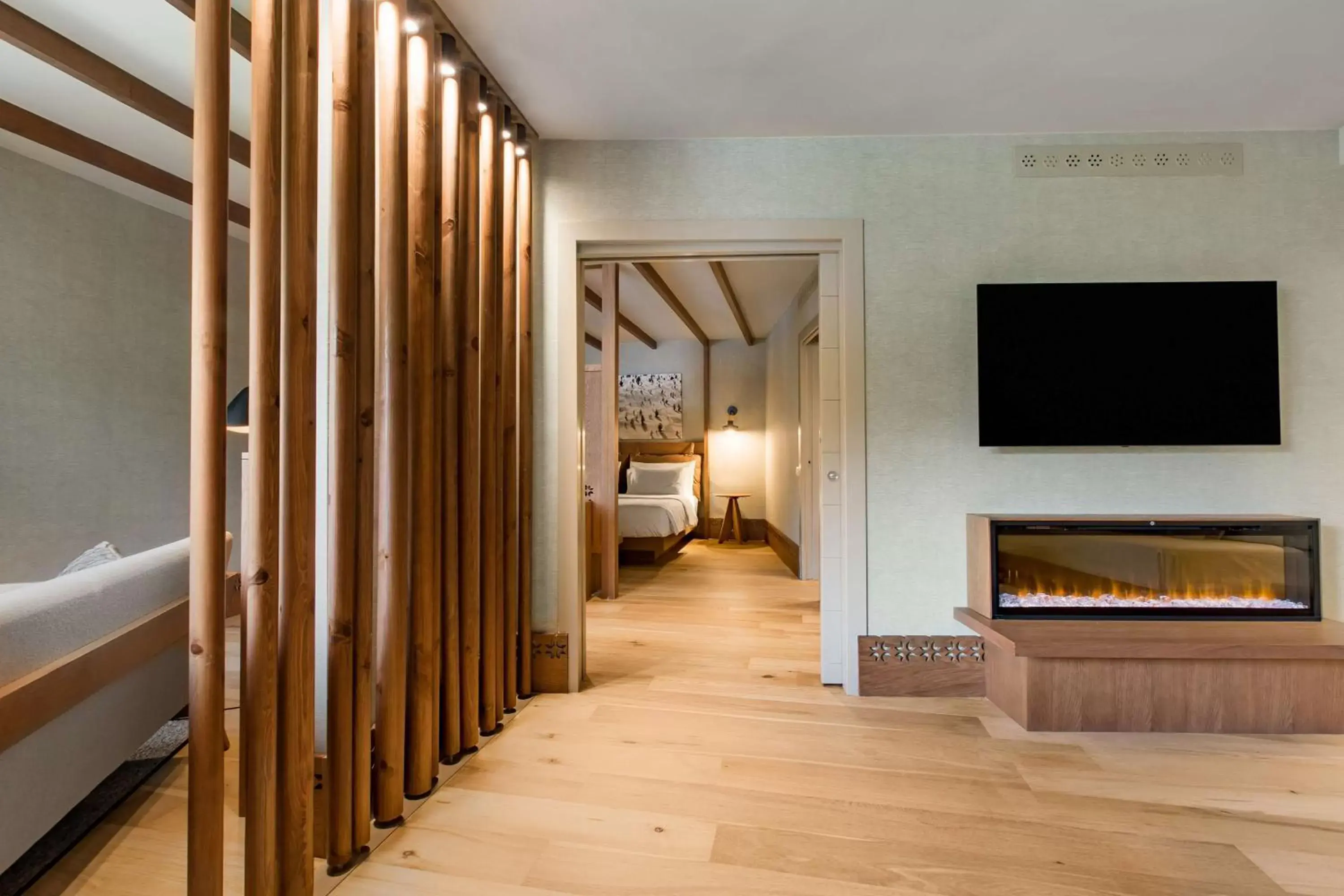 Photo of the whole room, TV/Entertainment Center in Grand Hotel Savoia Cortina d'Ampezzo, A Radisson Collection Hotel