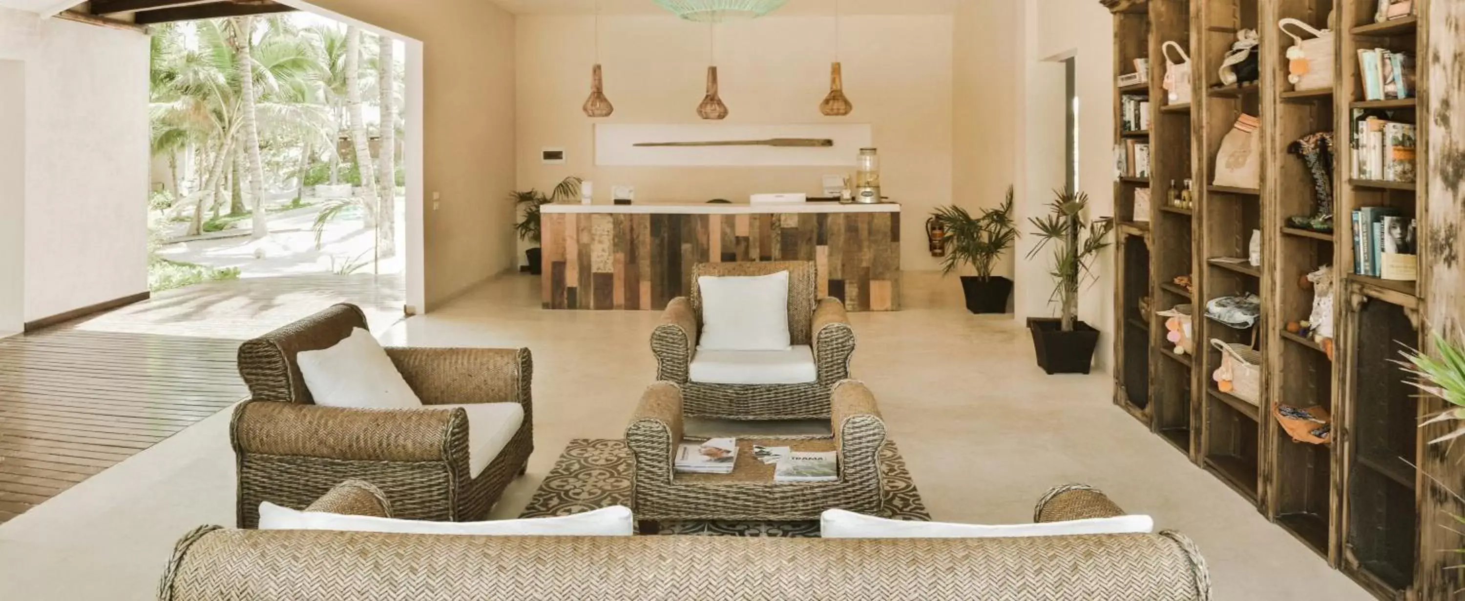 Lobby or reception, Lounge/Bar in Maria Del Mar Tulum - Adults Only