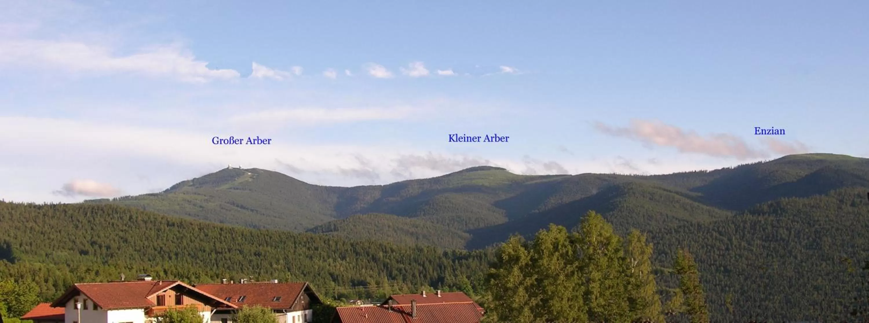 Mountain view in GarniHotel - Arberblick