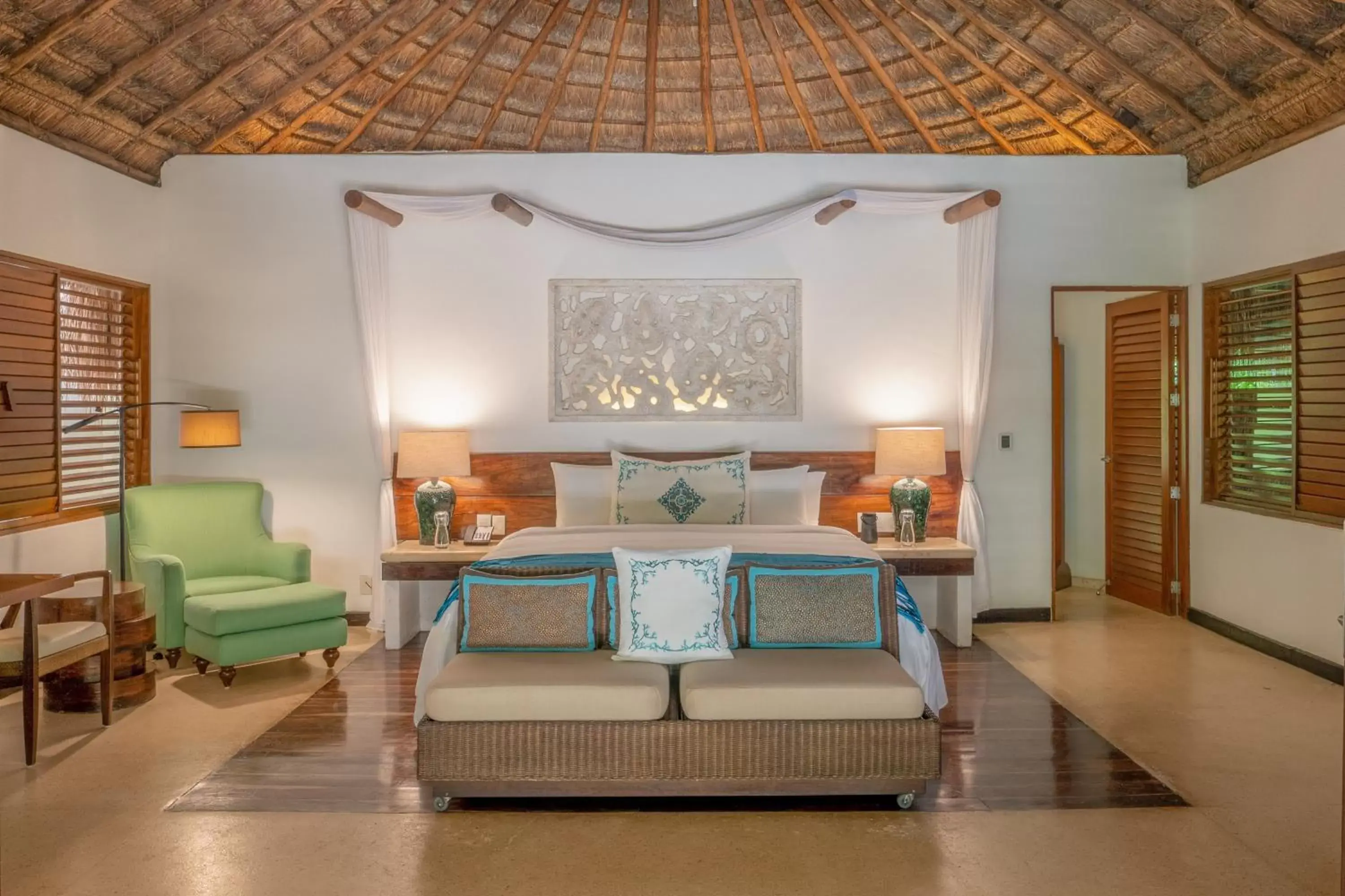 Bedroom, Bed in Viceroy Riviera Maya, a Luxury Villa Resort