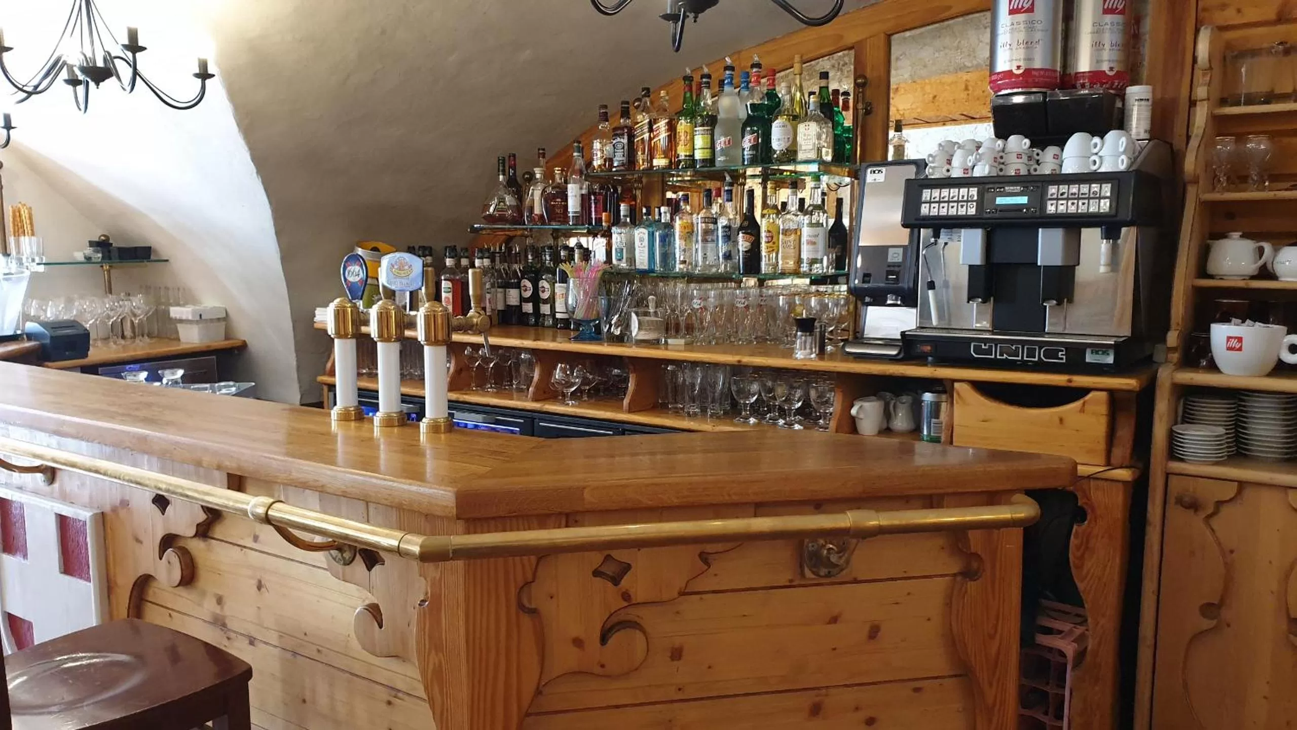 Lounge or bar in Auberge de Savoie