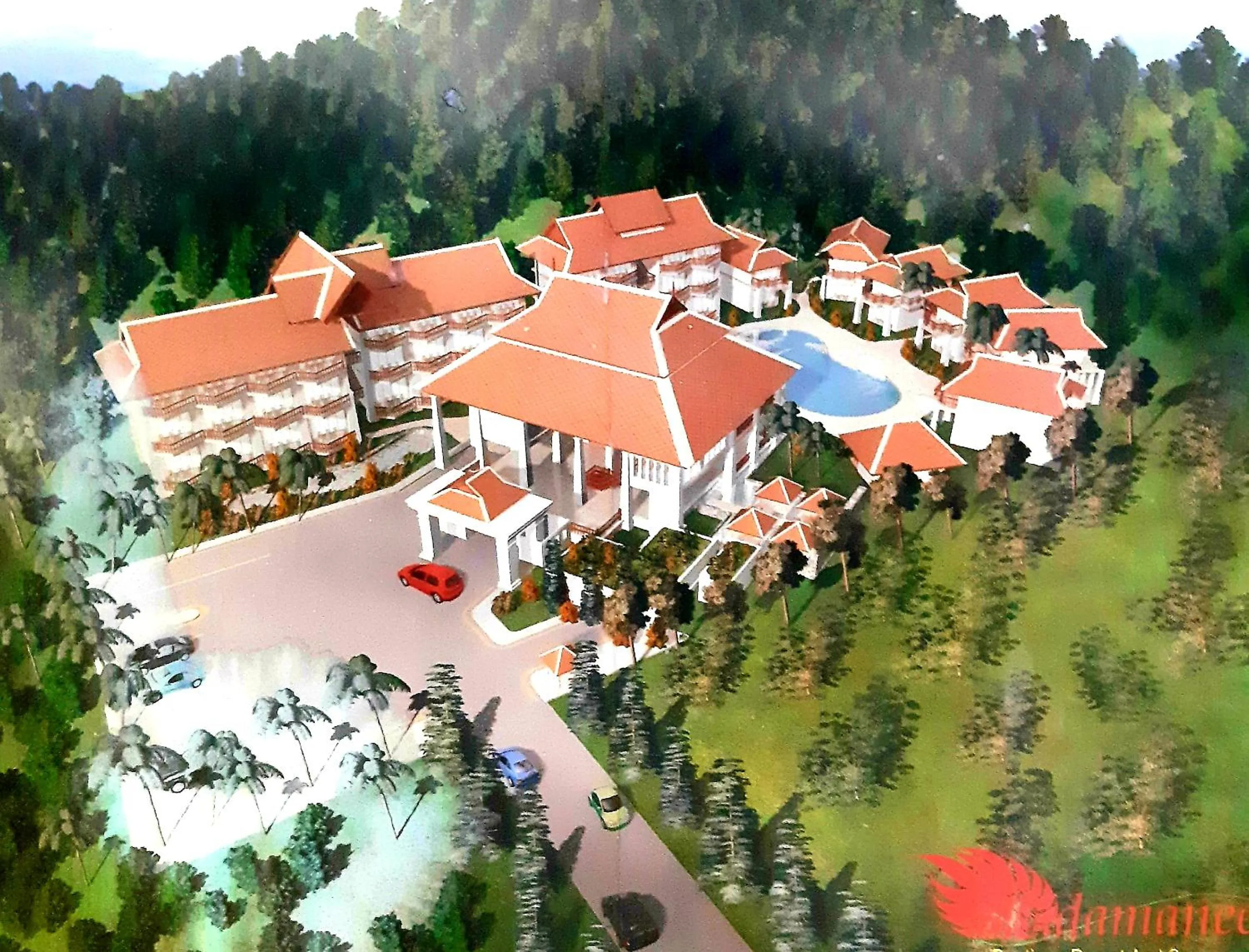 Bird's eye view in Andamanee Boutique Resort Aonang Krabi - Free Beach Shuttle