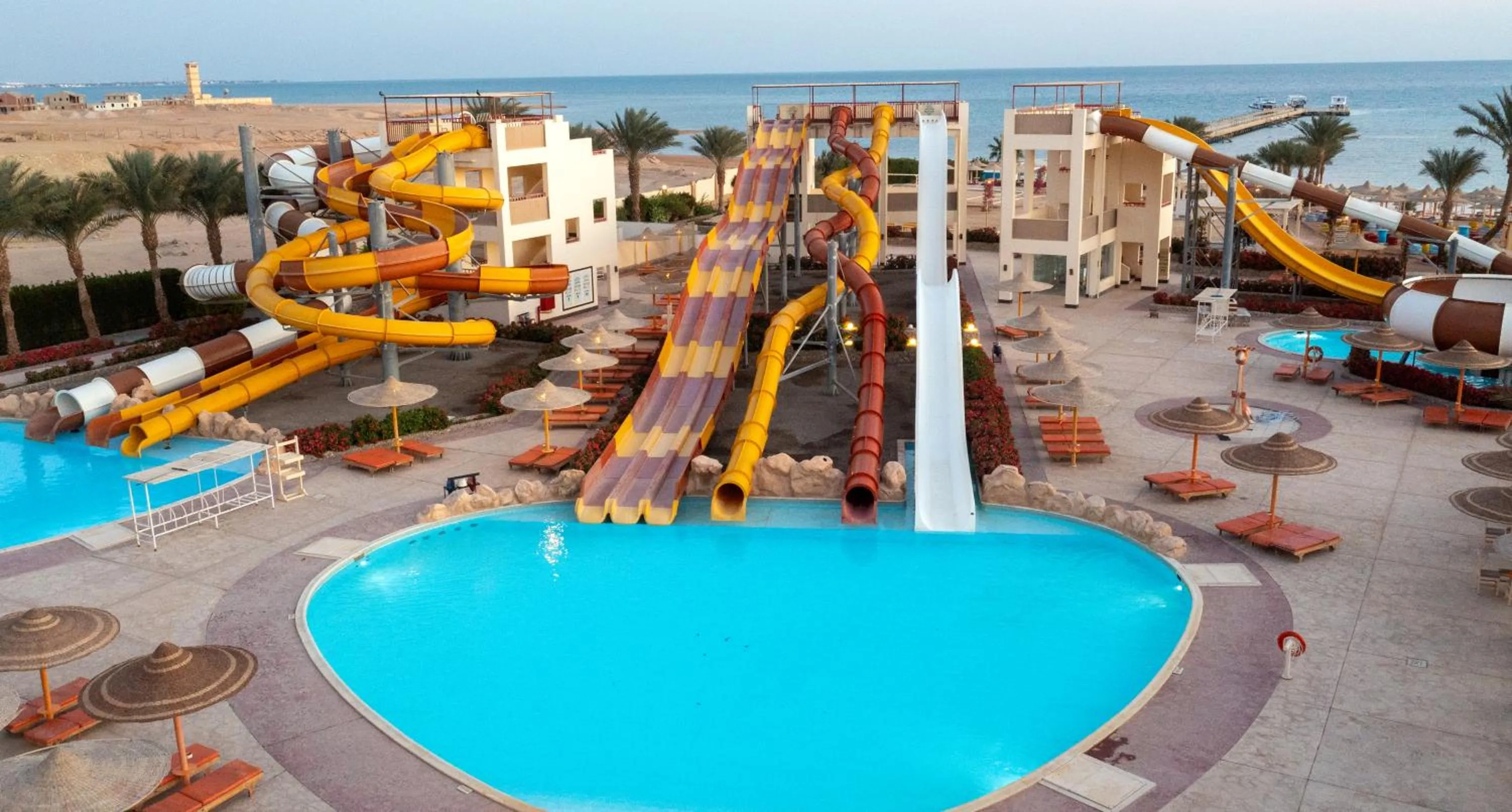 Aqua park in El Karma Beach Resort & Aqua Park - Hurghada