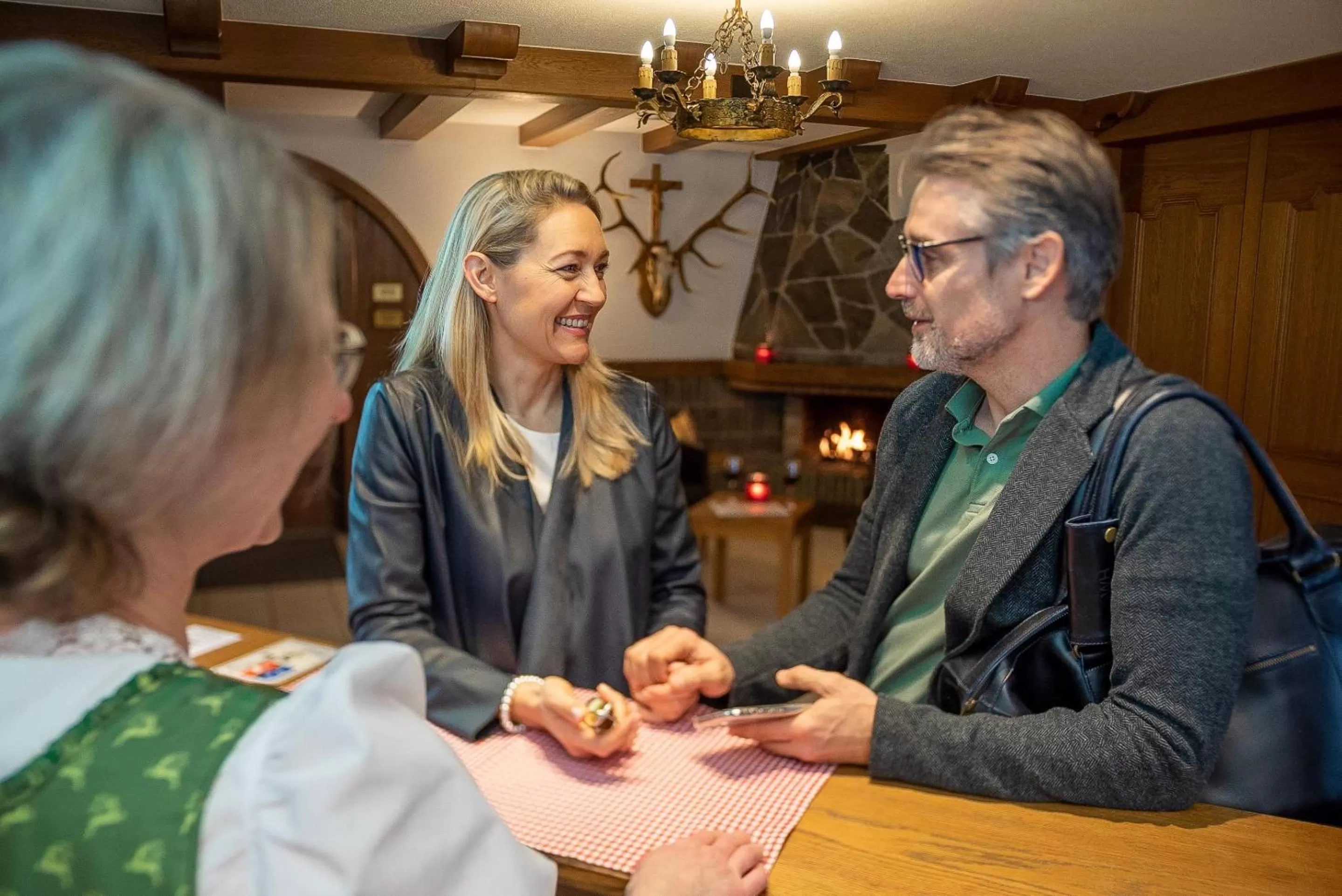 Lobby or reception in Landgasthof Hotel Hirsch