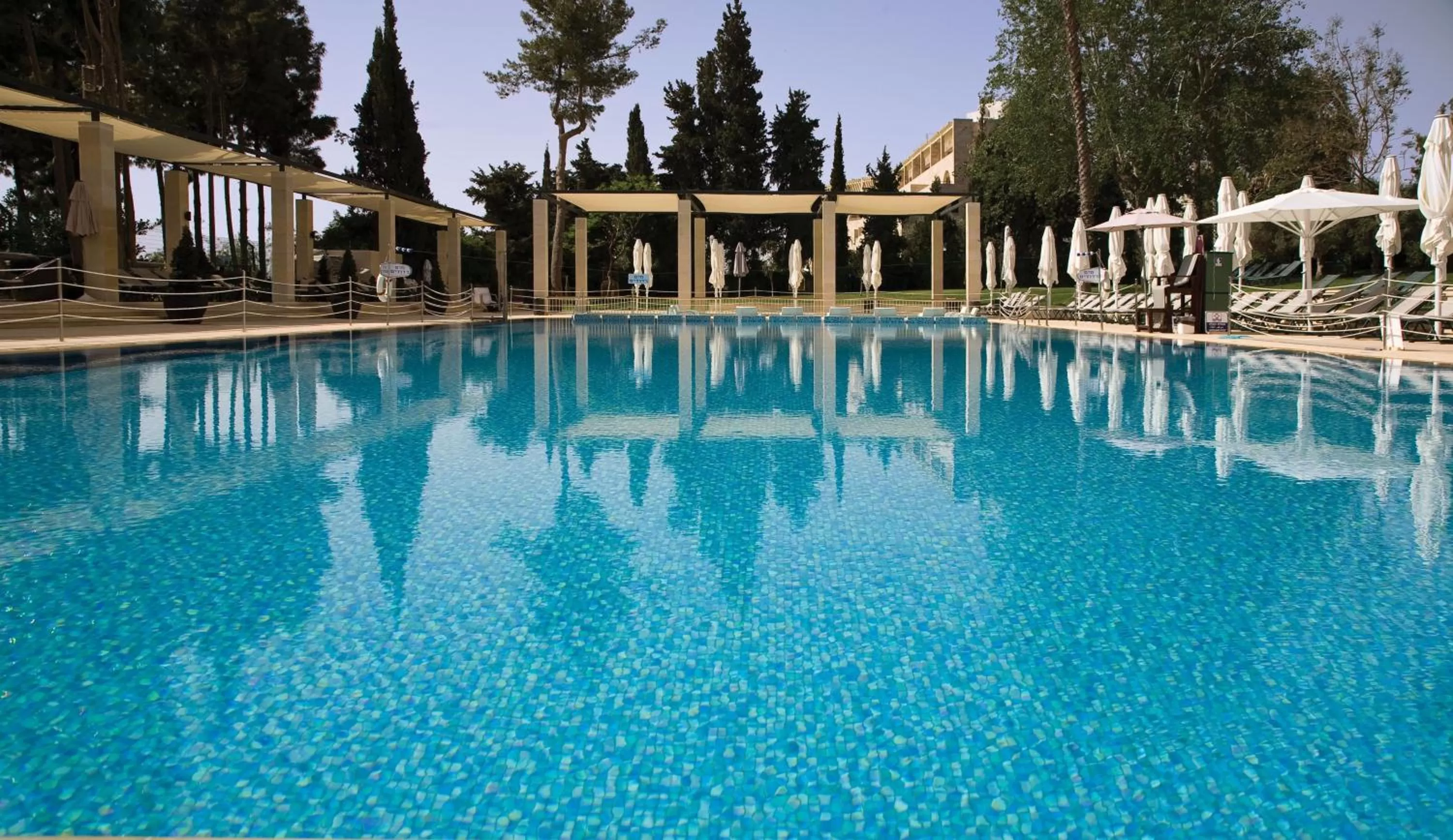 Swimming pool in King David Hotel Jerusalem