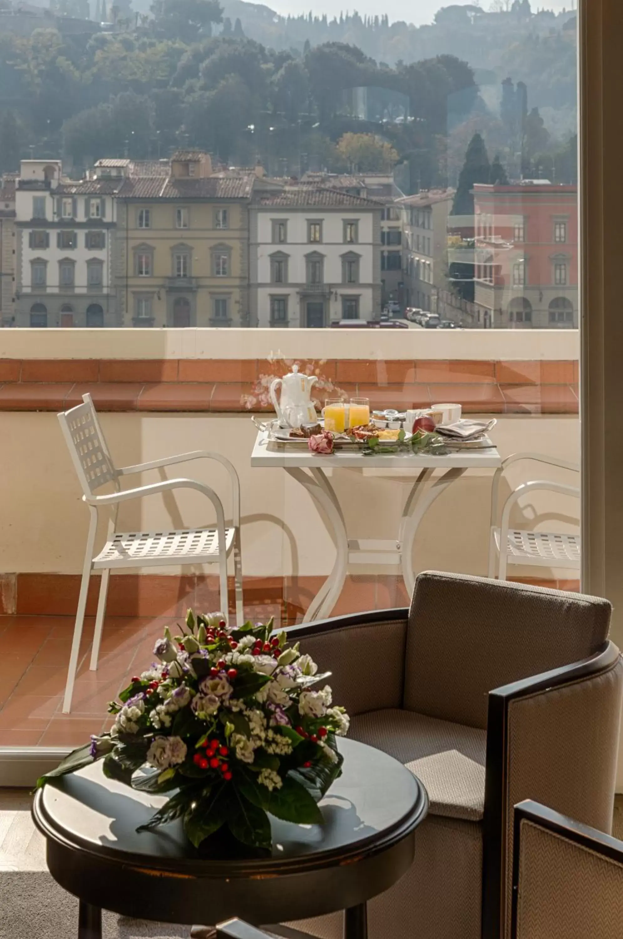 Balcony/Terrace in Plaza Hotel Lucchesi