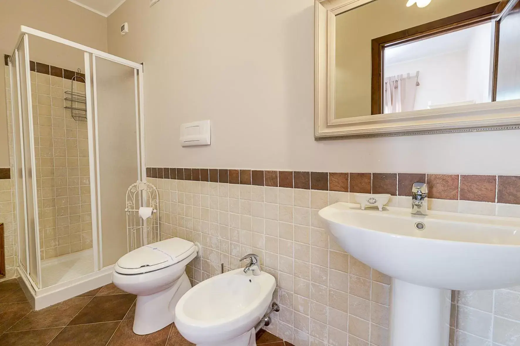 Bathroom in Hotel Villa Calandrino