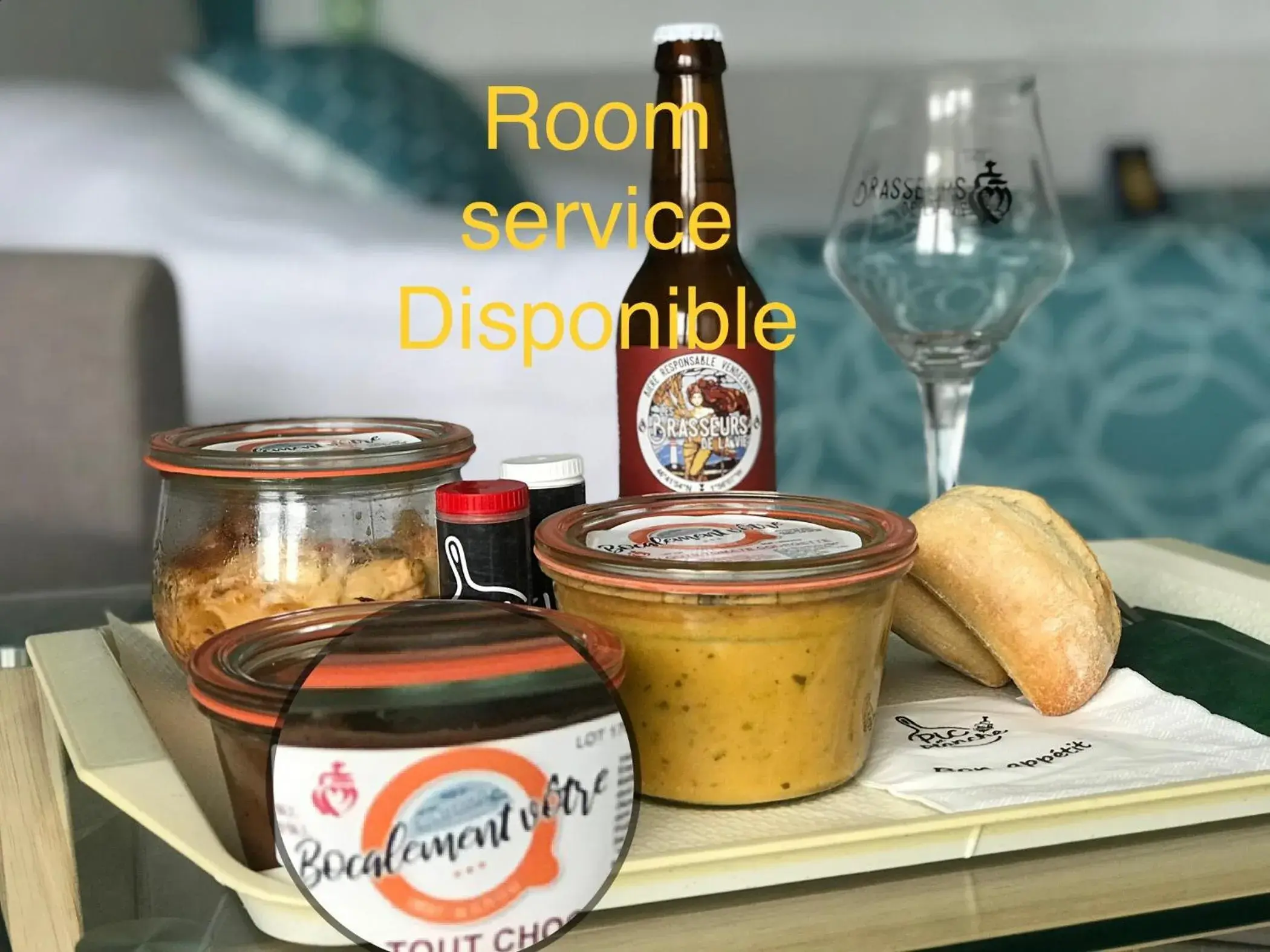 Food and drinks in Hôtel La Côte Océane
