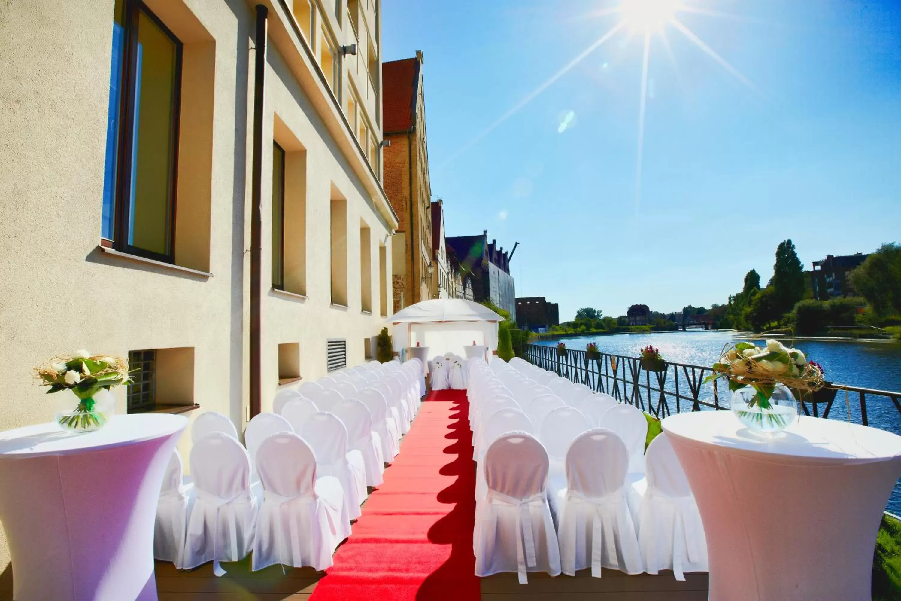 Balcony/Terrace in Qubus Hotel Gdańsk