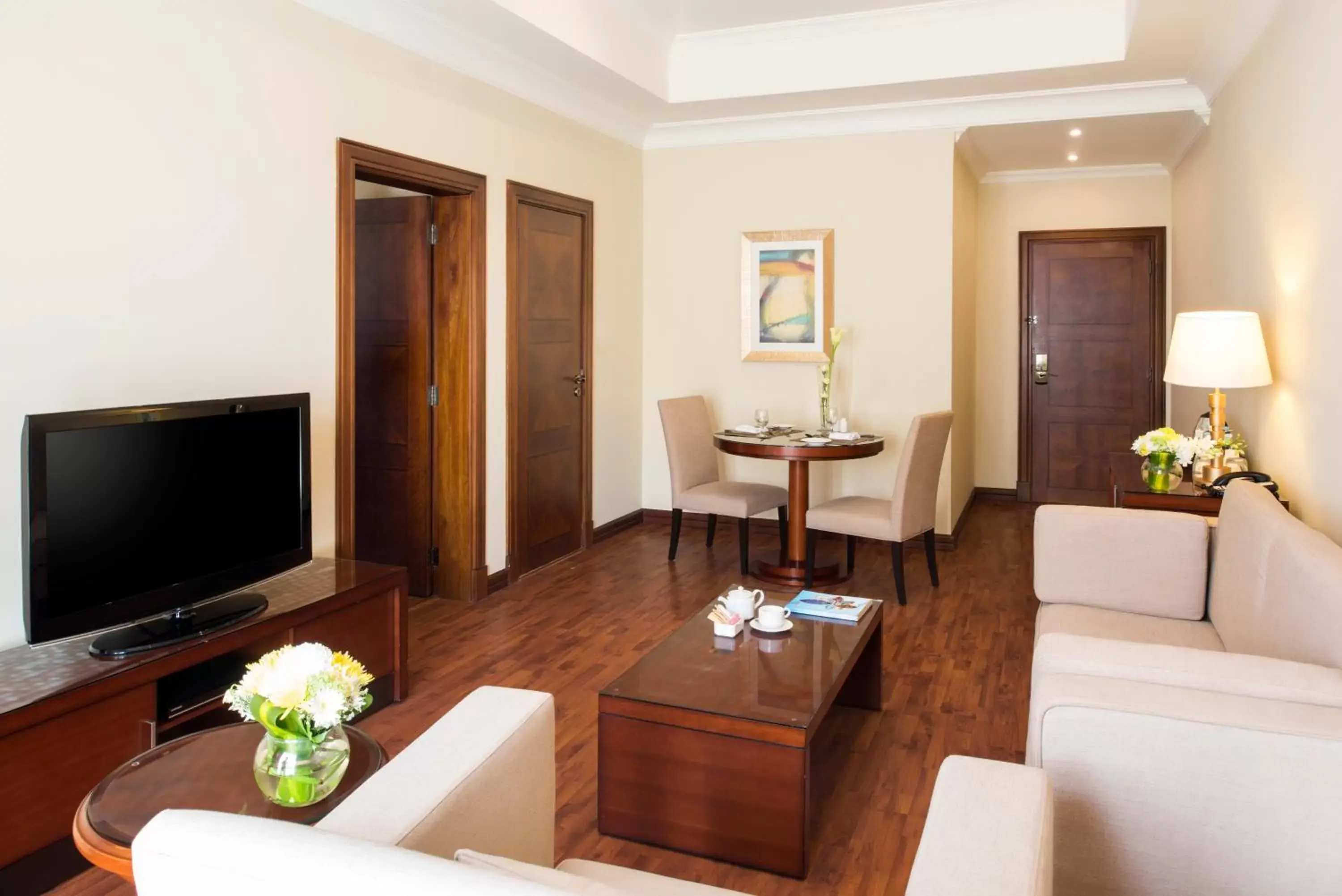 Living room, TV/Entertainment Center in Concorde Hotel Doha