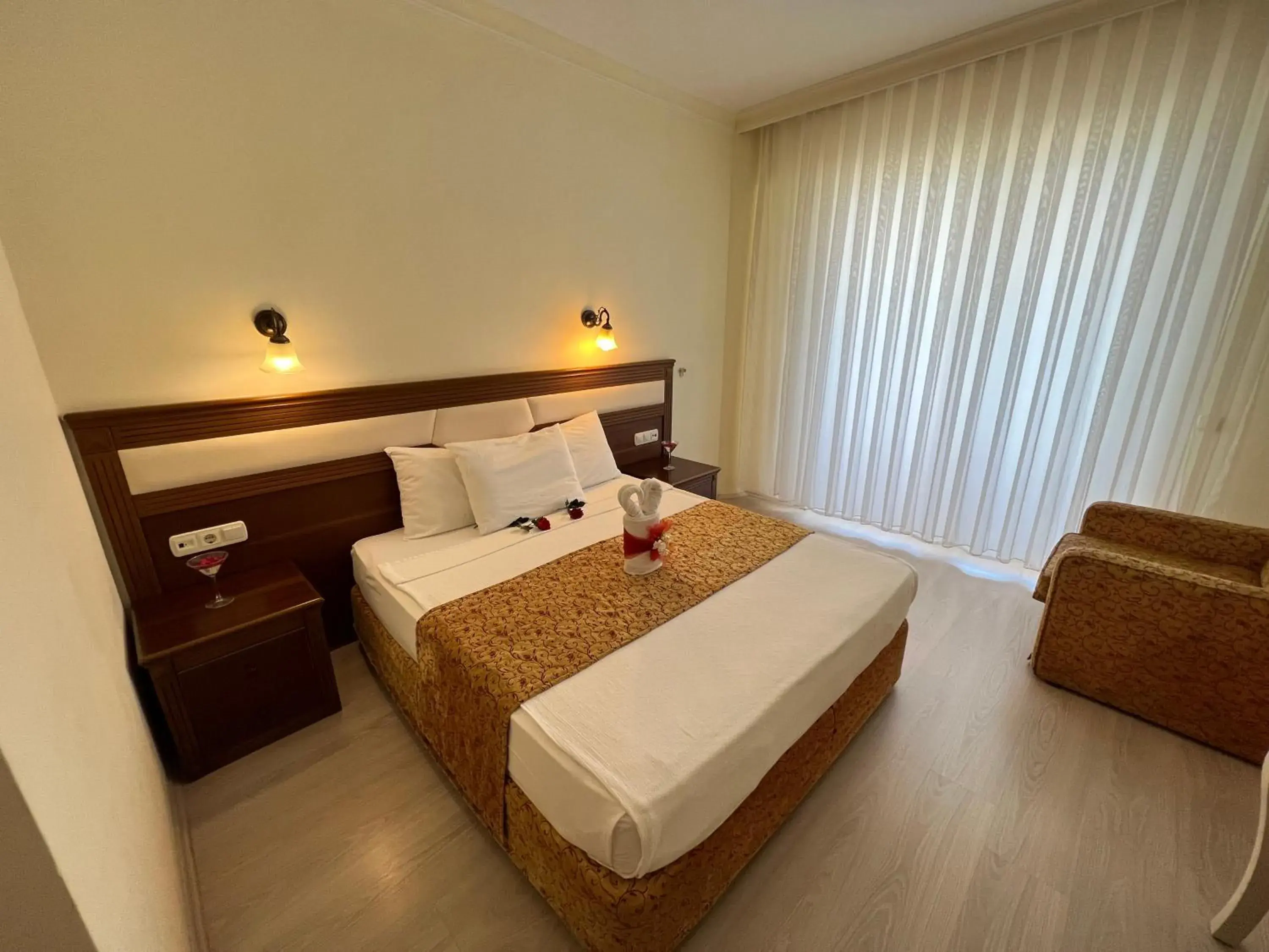 Bed in Valeri Beach Hotel