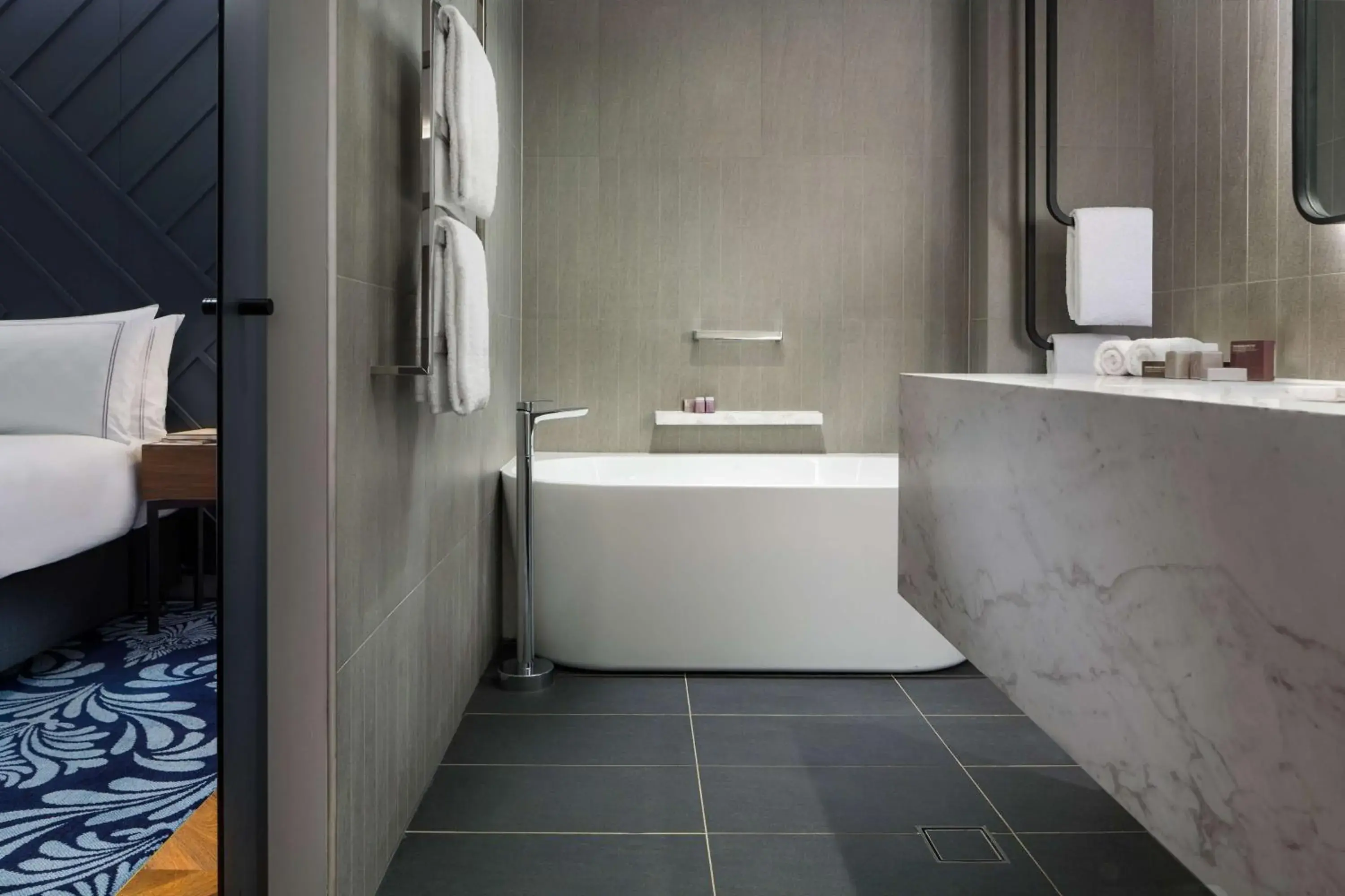Bathroom in West Hotel Sydney, Curio Collection by Hilton