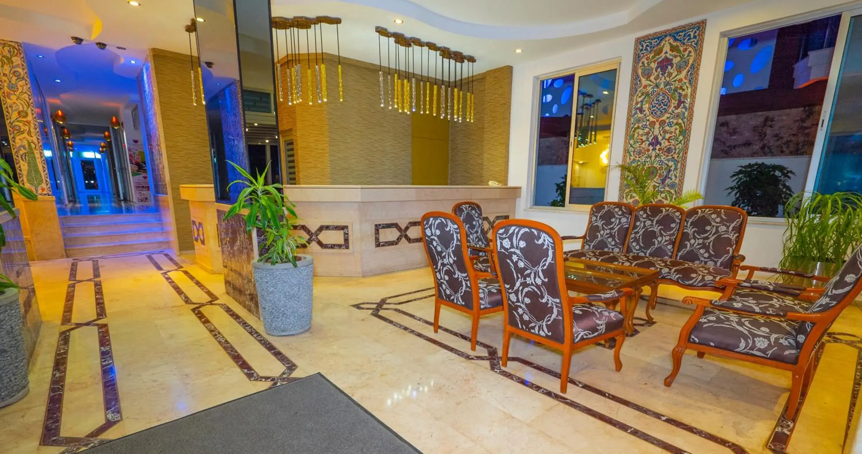 Lobby or reception in Kleopatra Celine Hotel Lobby or reception in Kleopatra Celine Hotel