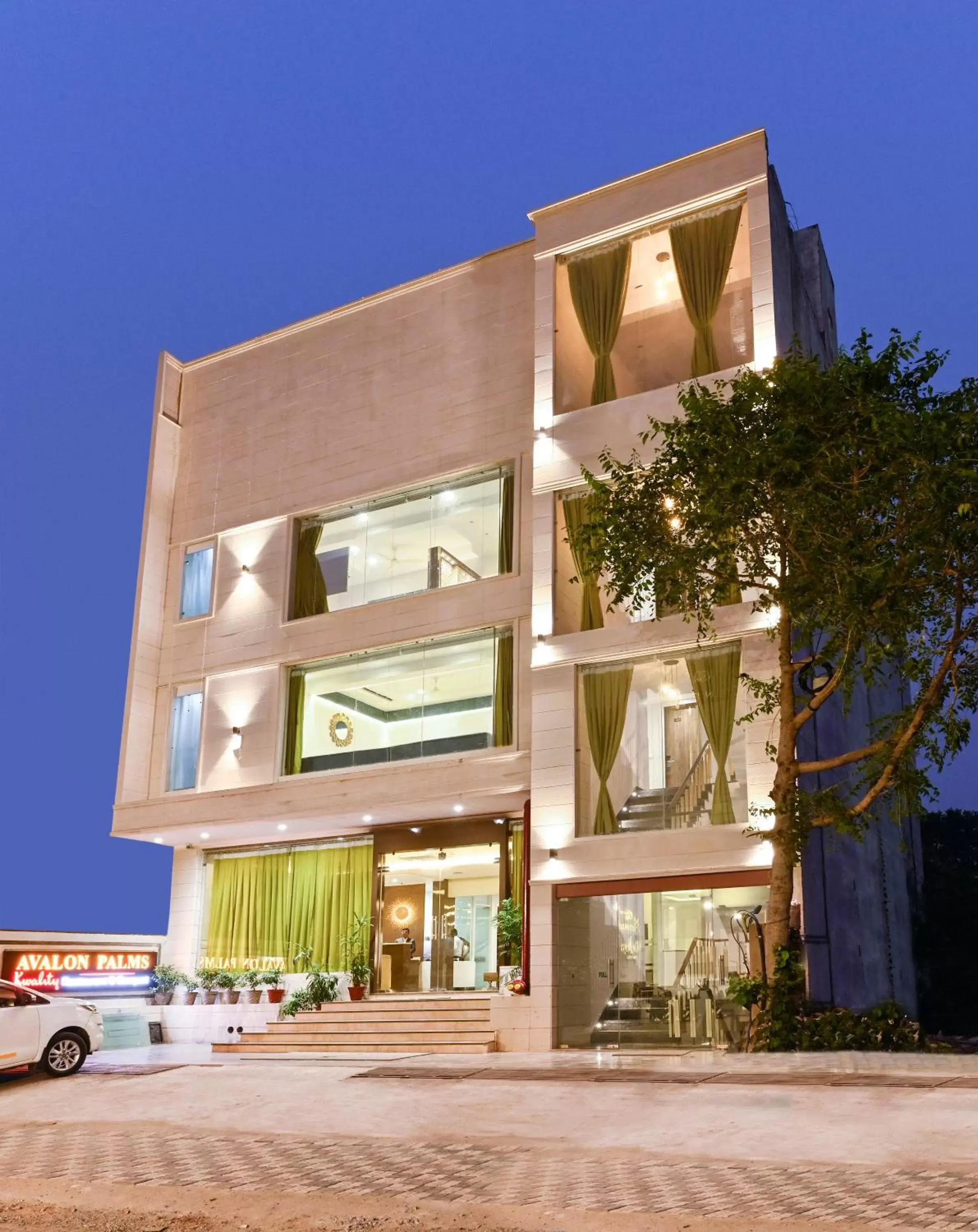 Property Building in Hotel Avalon Palms Agra