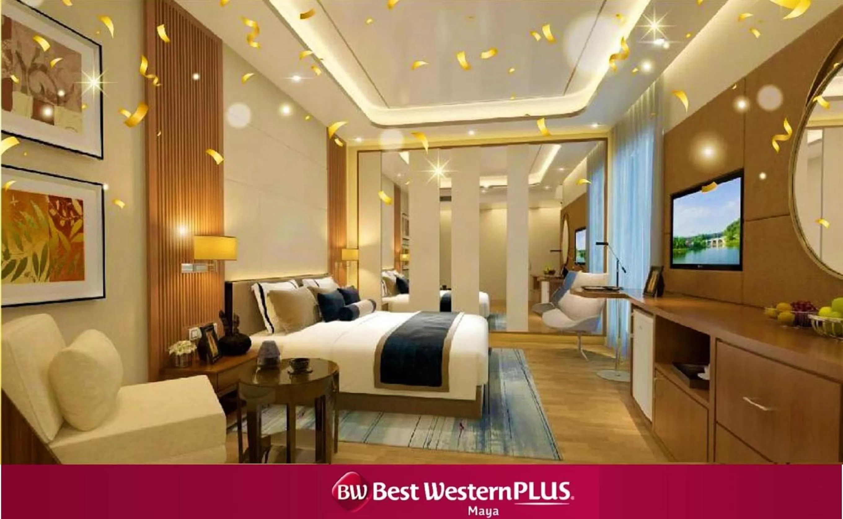 Bedroom, Bed in Best Western PLUS Runway