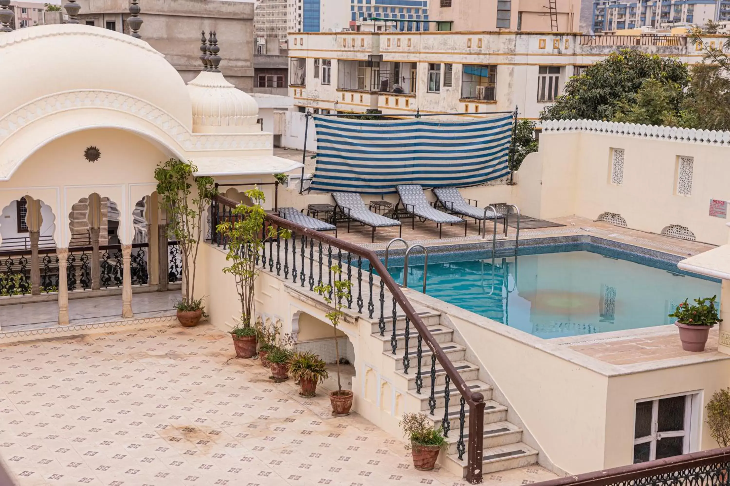 Pool view, Swimming Pool in Khandela Haveli - a Boutique Heritage Hotel