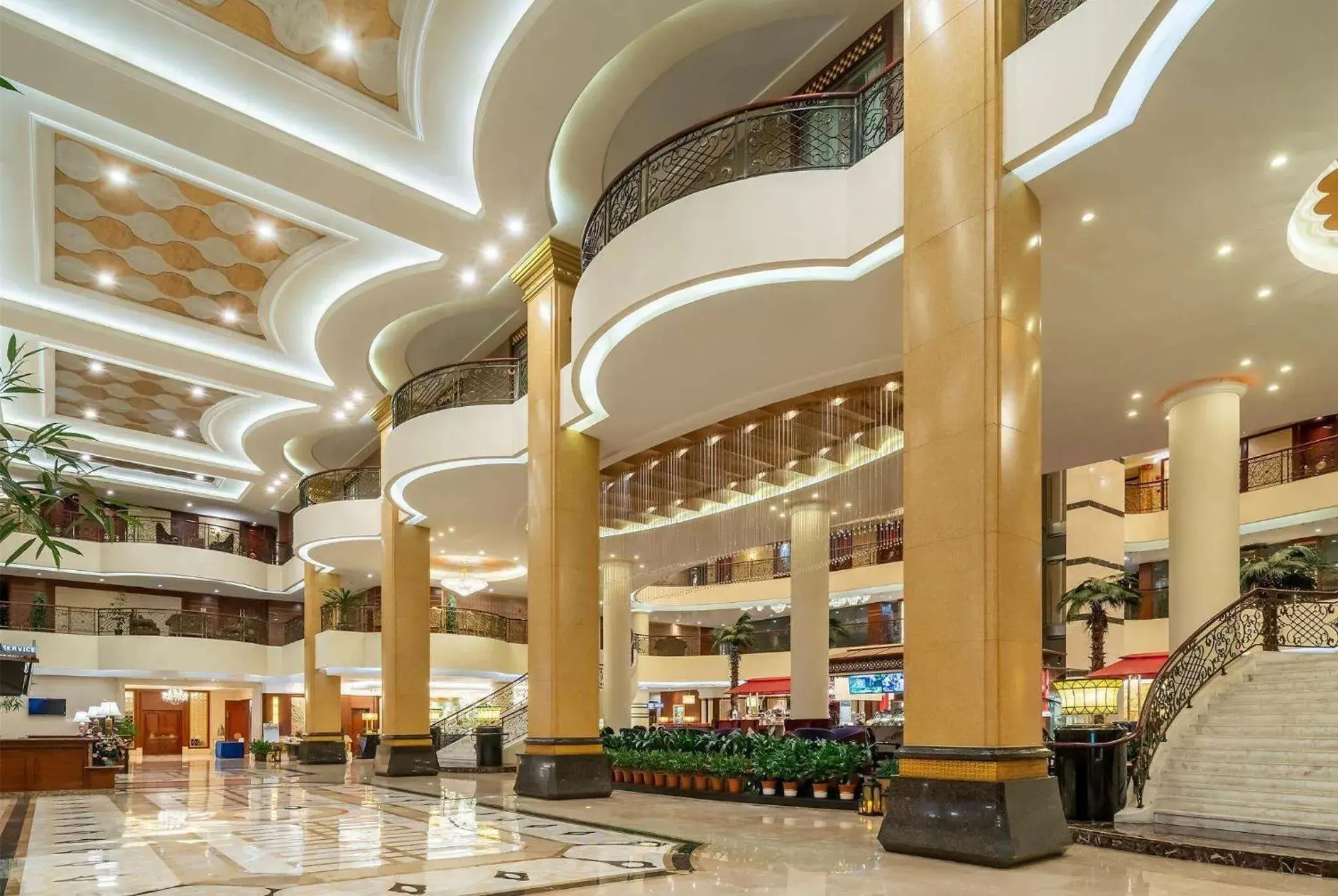 Lobby or reception in Wyndham Shanghai Hongqiao