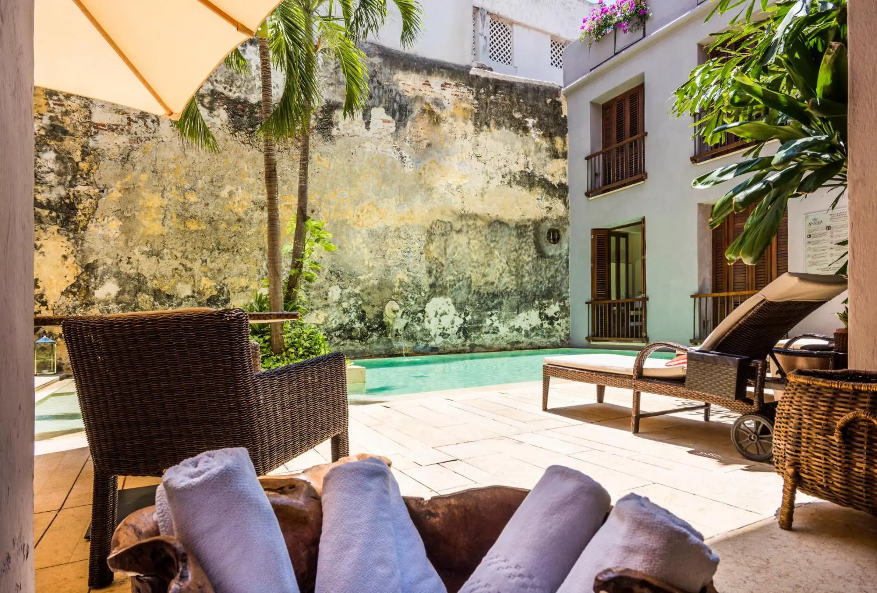 Patio, Swimming Pool in Ananda Hotel Boutique