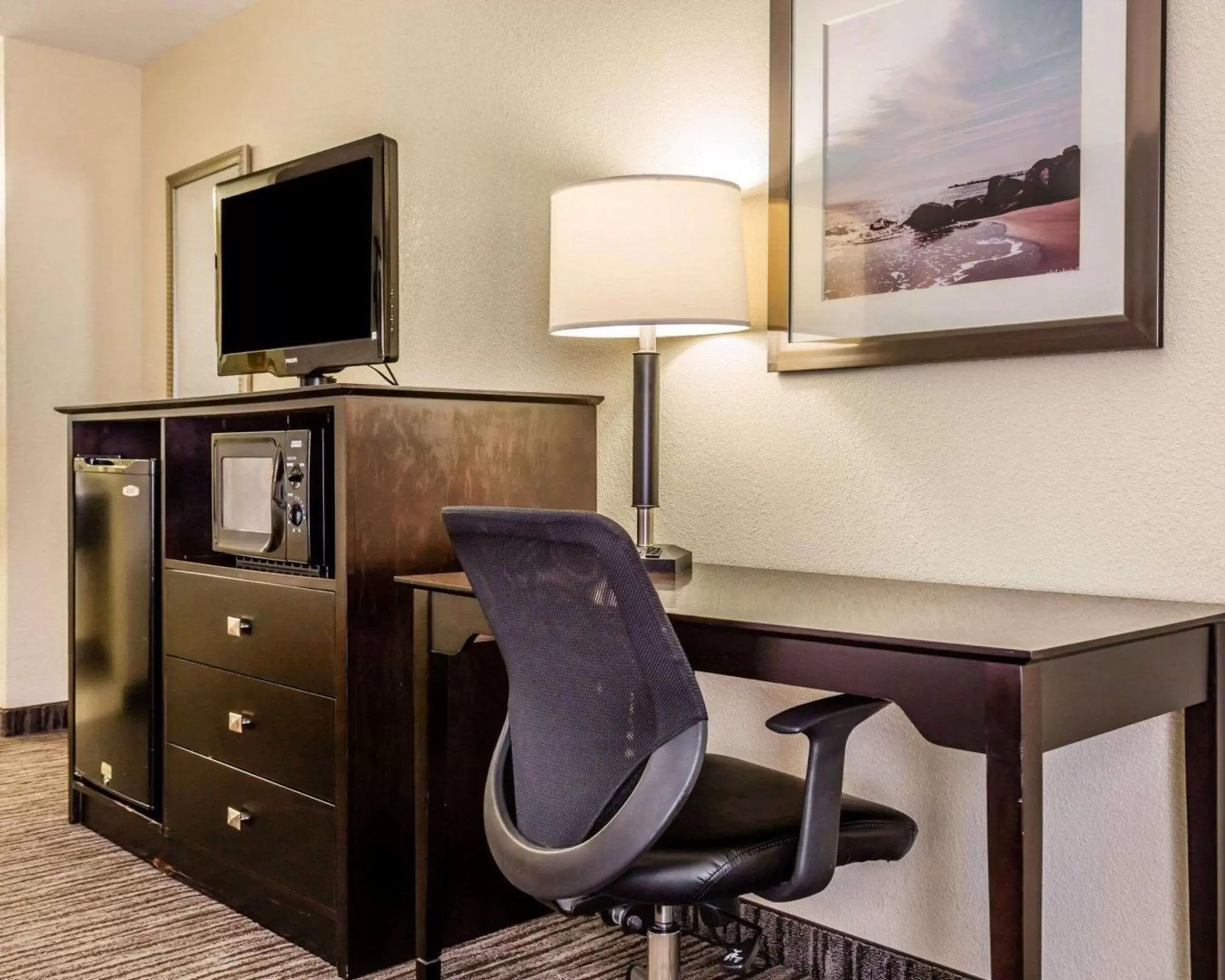 Photo of the whole room, TV/Entertainment Center in Quality Inn Mt. Pleasant – Charleston