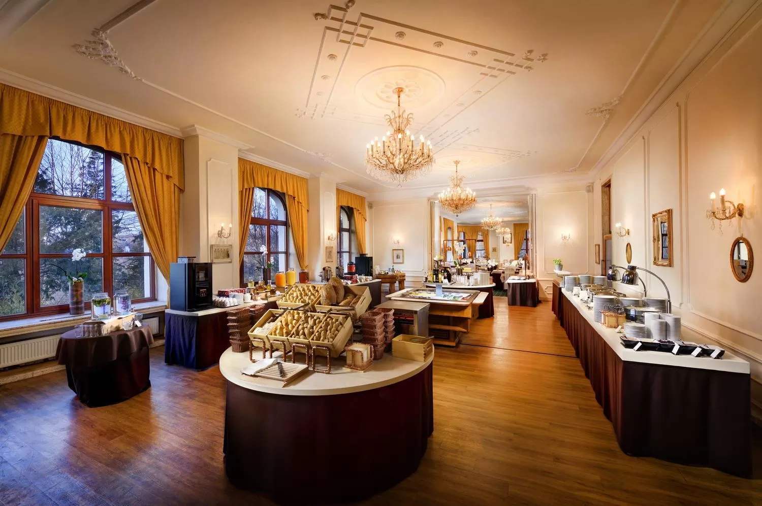 People in Grand Hotel Praha