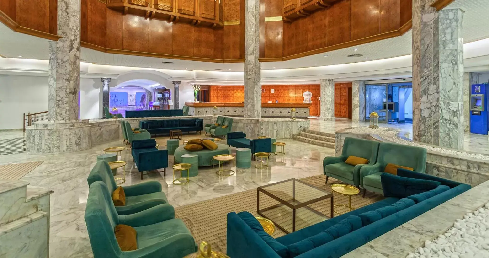 Lobby or reception in El Mouradi Palace- Couple et Famille uniquement Lobby or reception in El Mouradi Palace- Couple et Famille uniquement