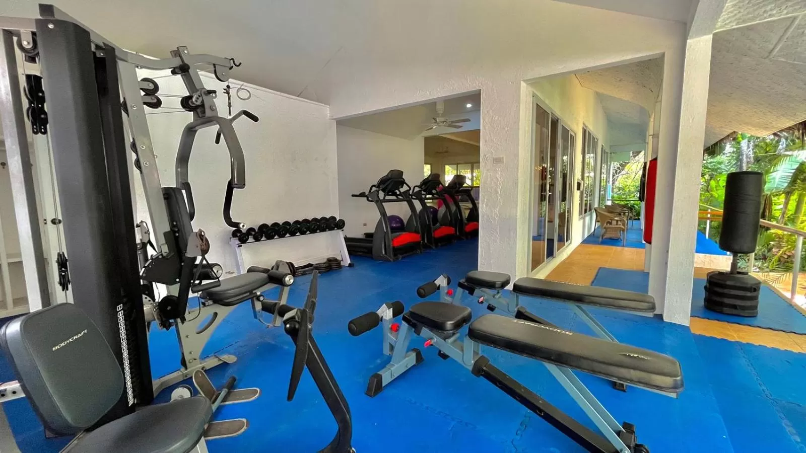 Fitness centre/facilities in Coco Grove Beach Resort, Siquijor Island
