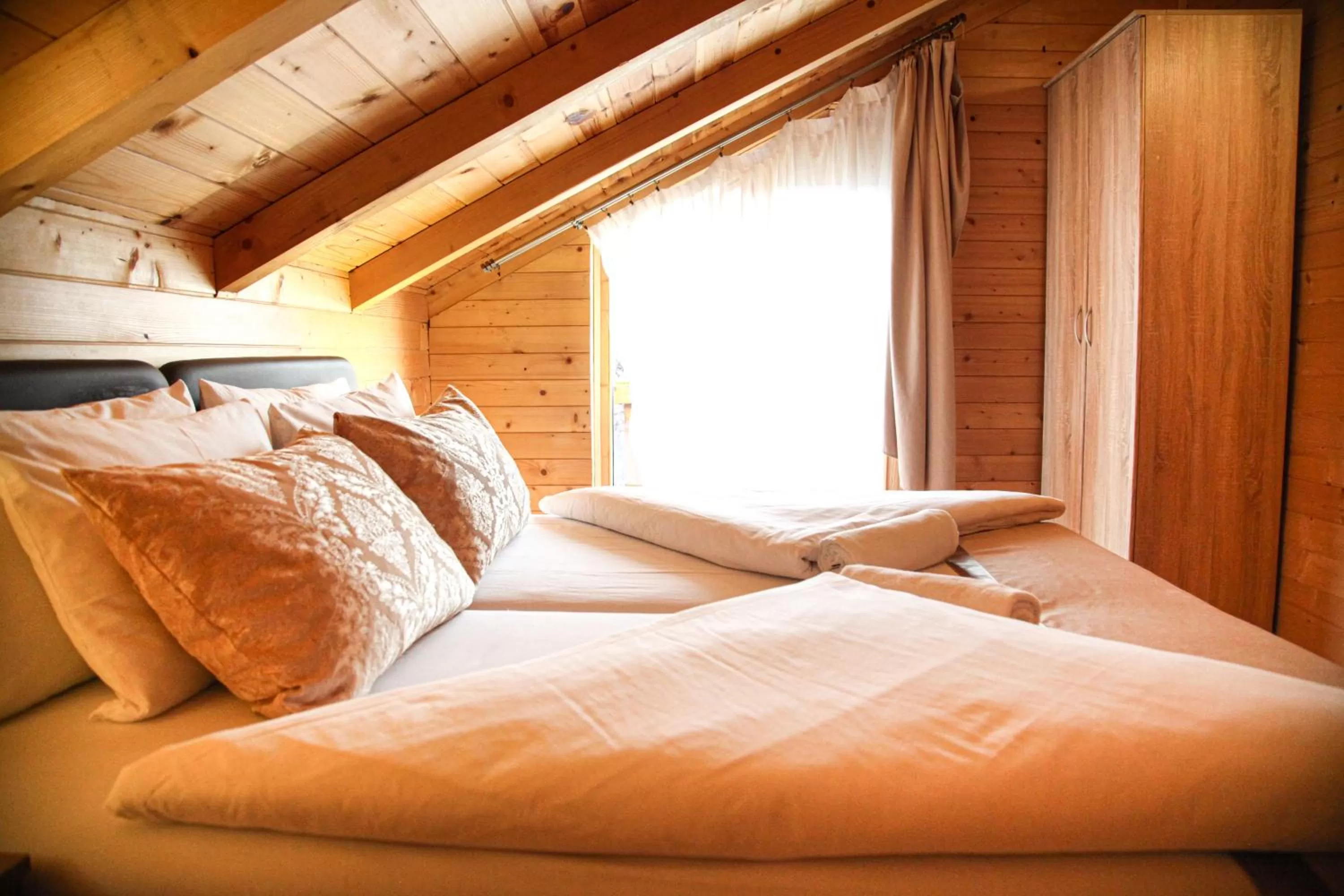 Bed in S Club Resort Hotel Aqua Park and Spa