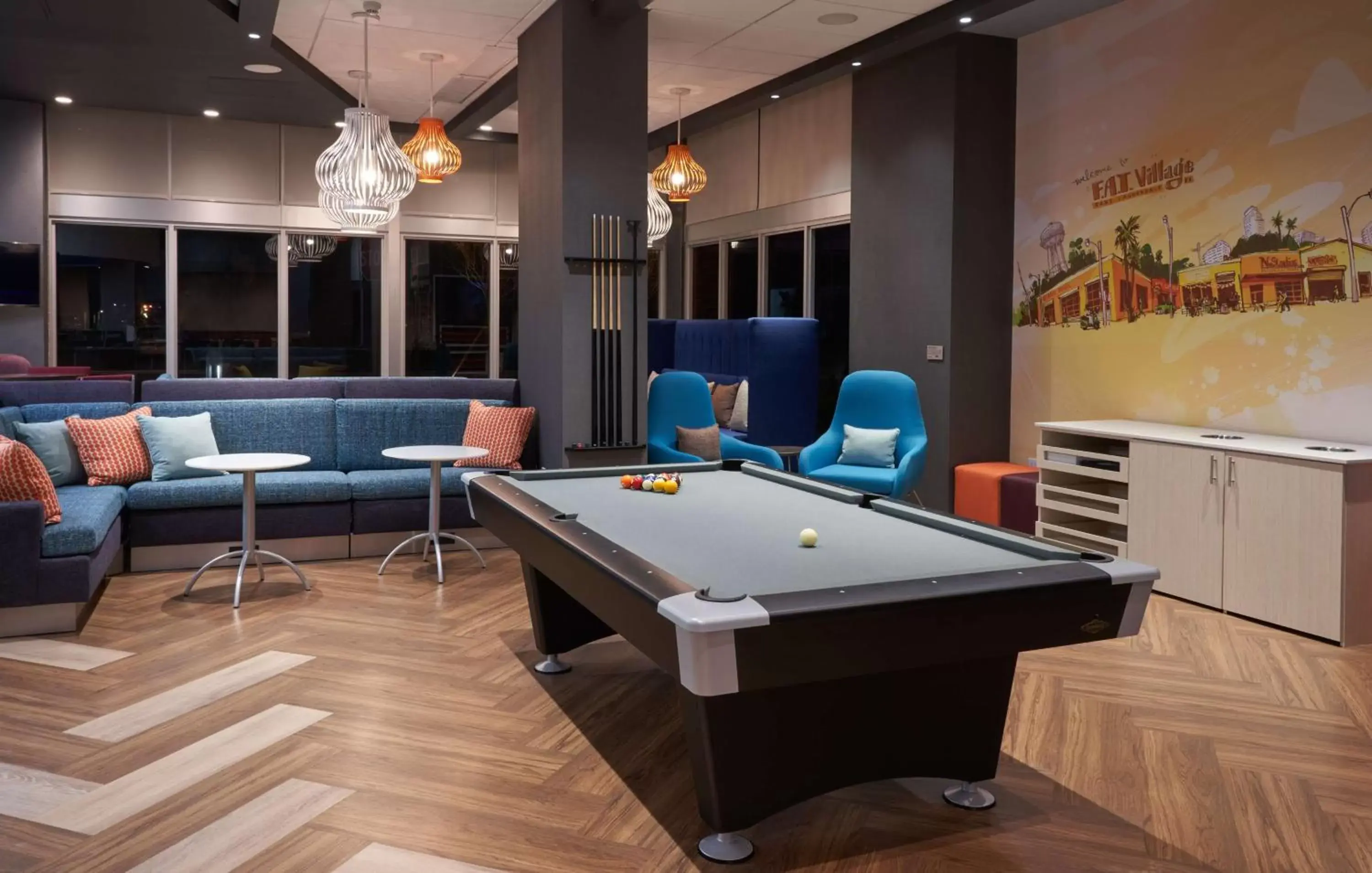 Lobby or reception, Billiards in Tru By Hilton Fort Lauderdale Downtown-Flagler Village