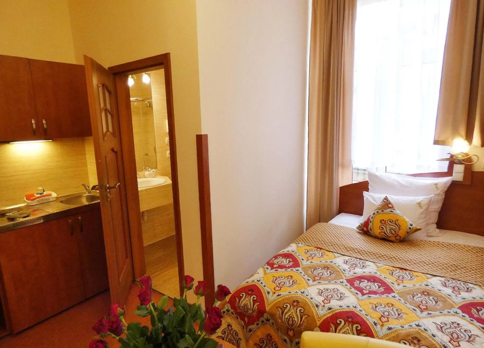 Bed in Aparthotel Adler