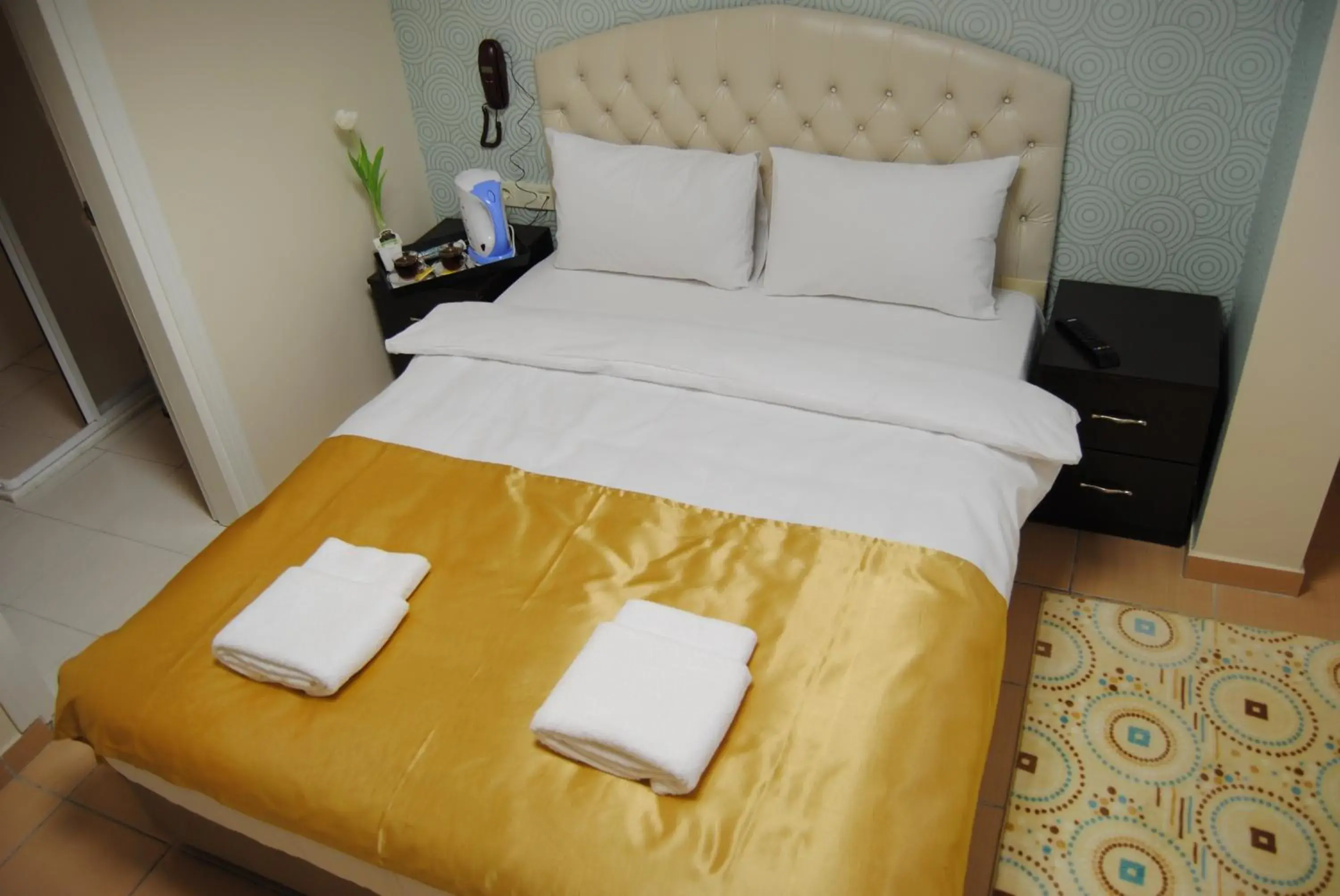 Bed in Lotus Hotel Istanbul