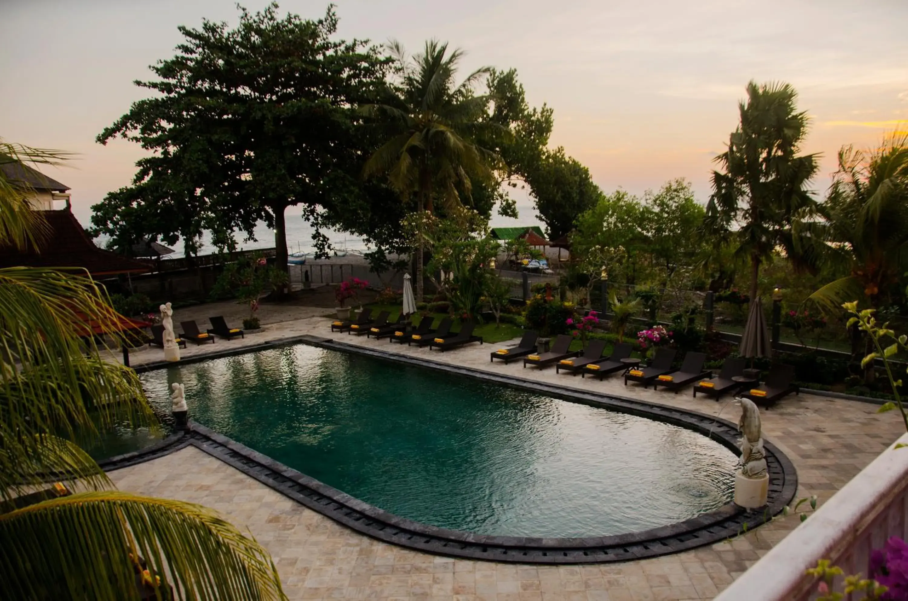 View (from property/room), Swimming Pool in Puri Saron Senggigi Hotel