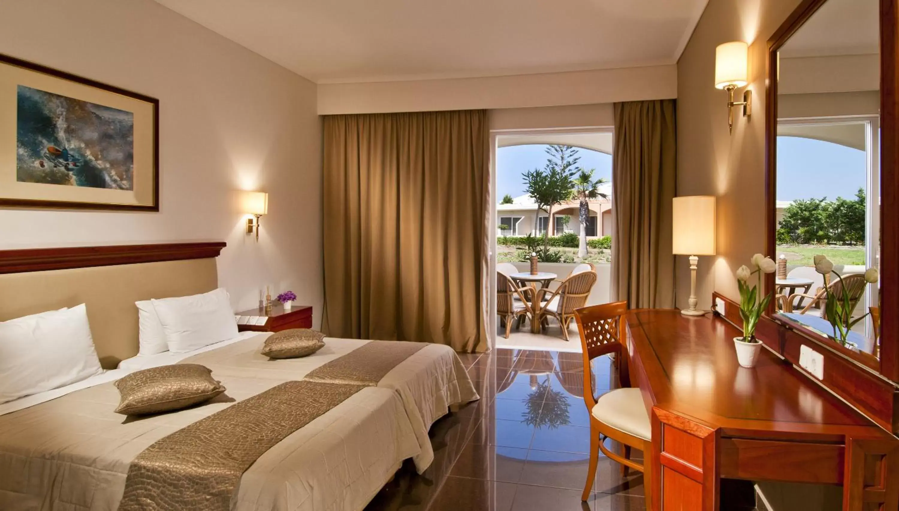 Photo of the whole room, Bed in Kipriotis Village Resort Photo of the whole room, Bed in Kipriotis Village Resort