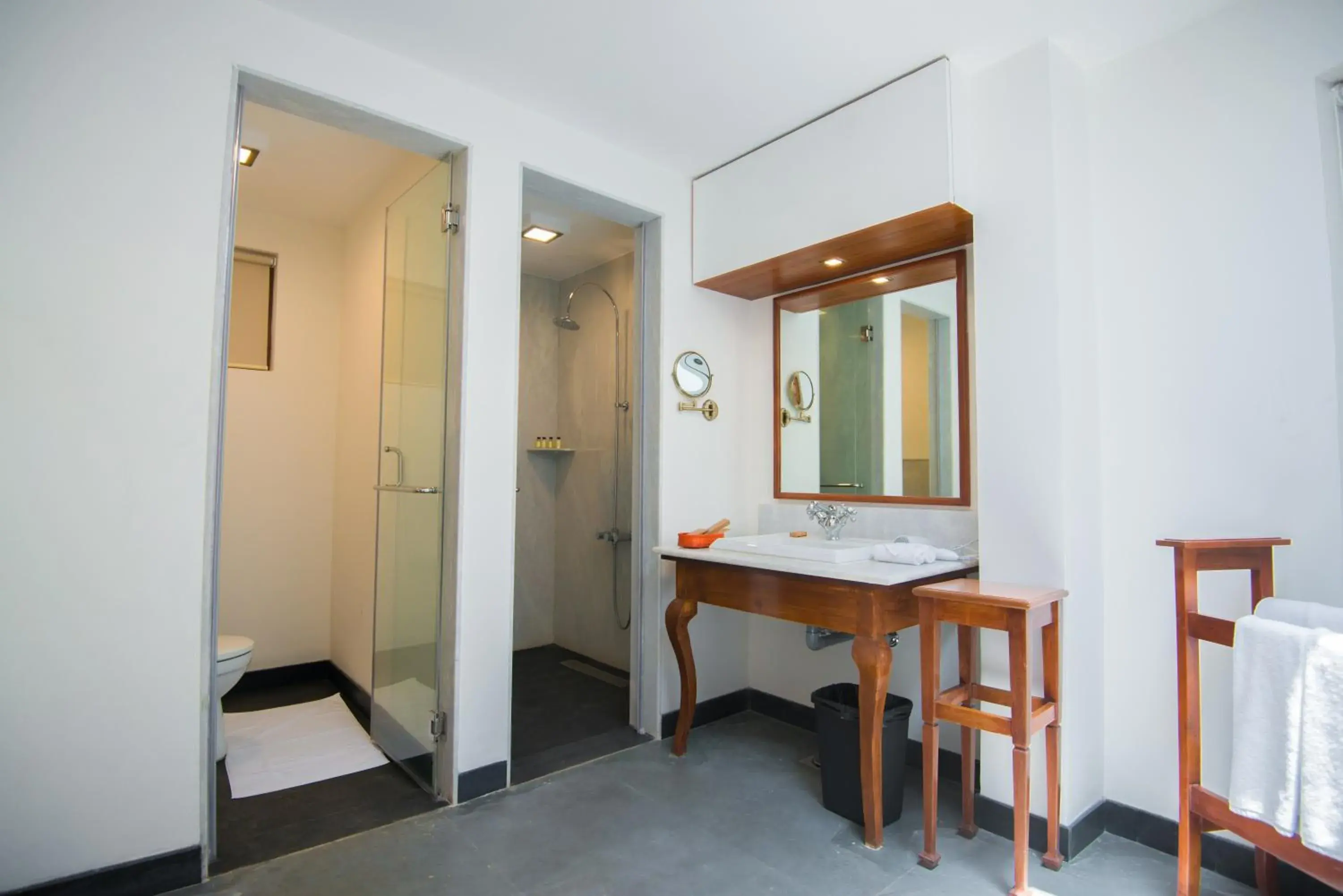 Bathroom, Dining Area in Svatma Heritage Hotel
