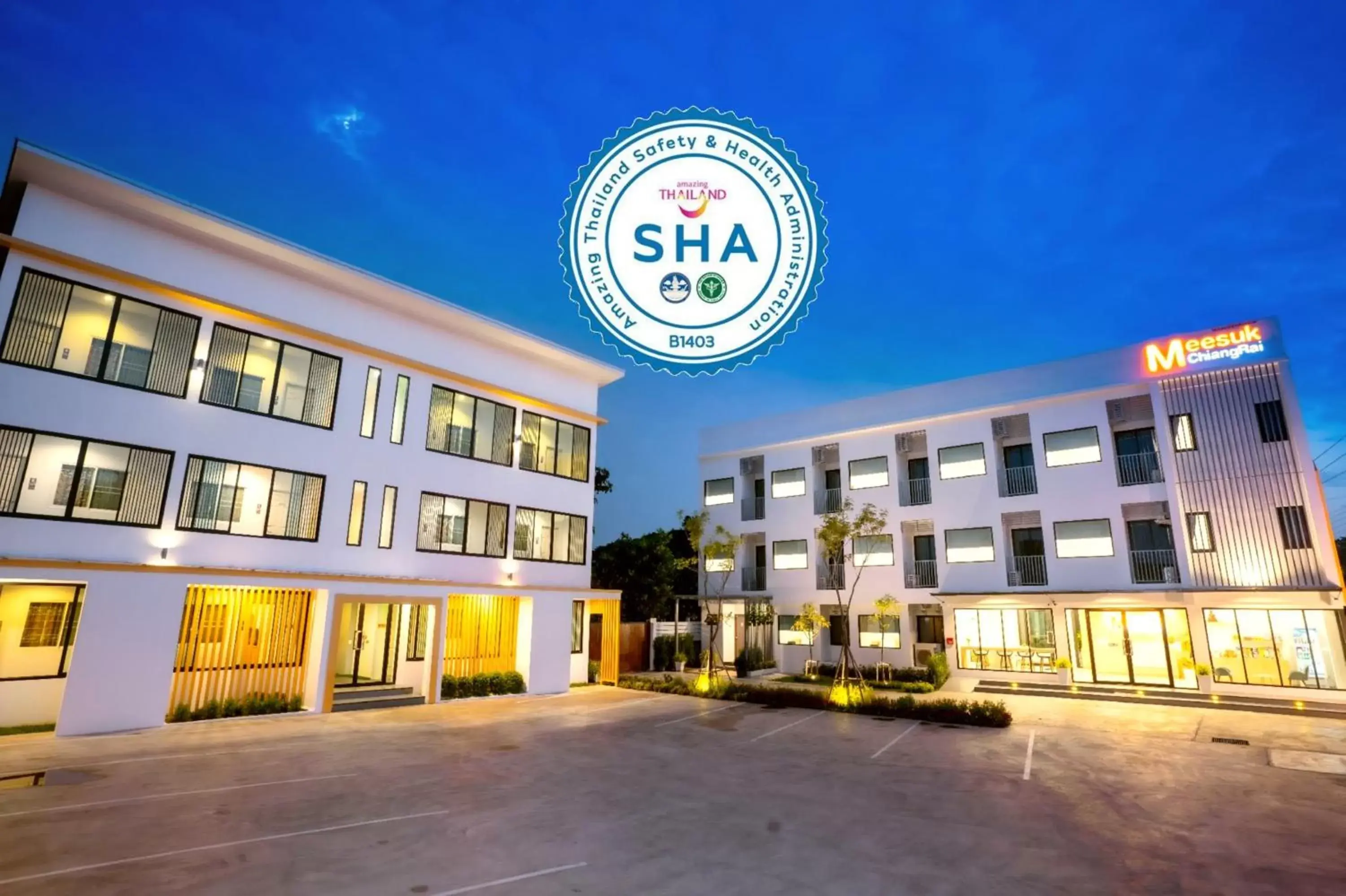 Property building in Meesuk ChiangRai Hotel, SHA Certified Property building in Meesuk ChiangRai Hotel, SHA Certified