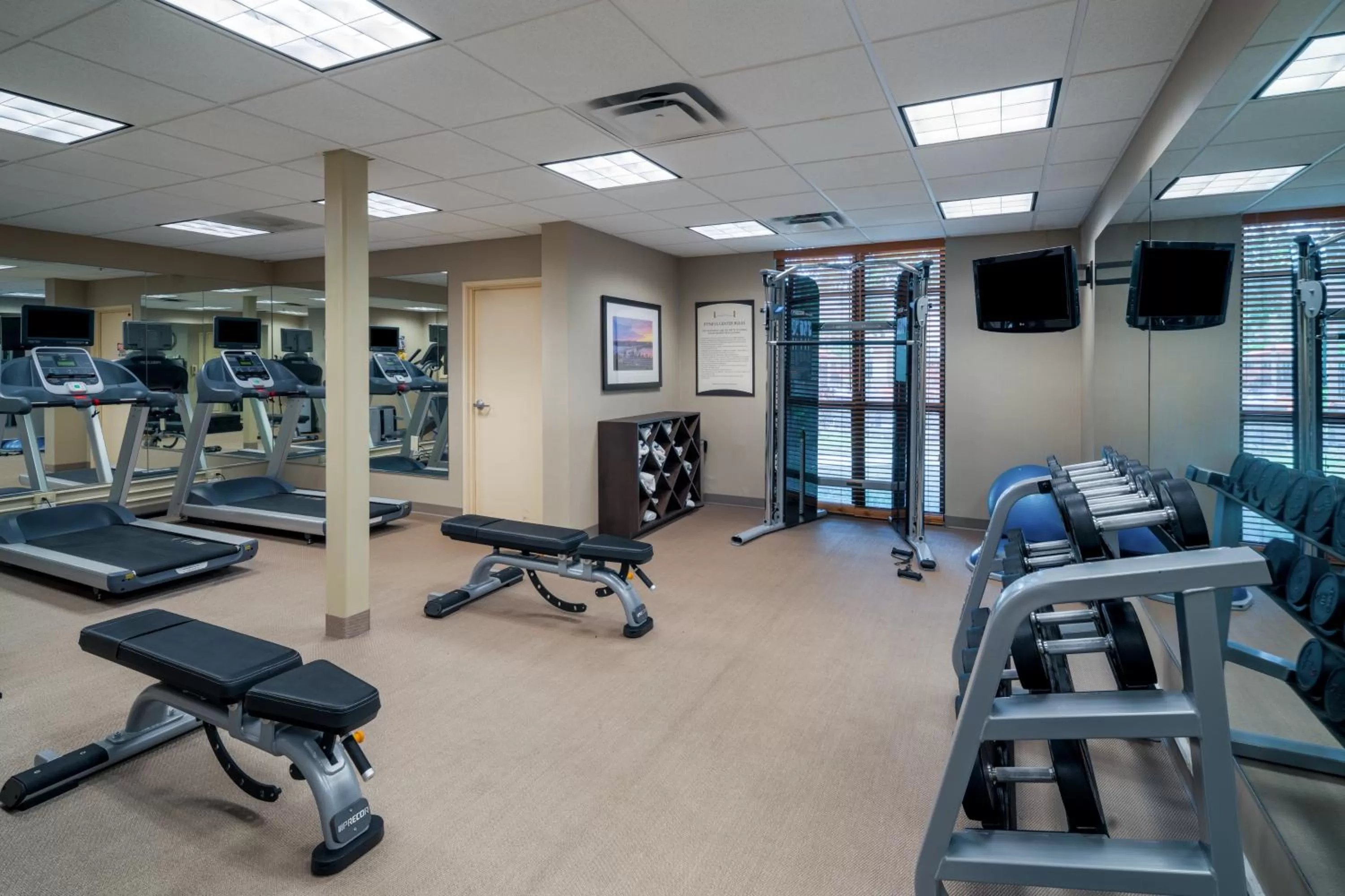 Fitness centre/facilities in Staybridge Suites Memphis-Poplar Ave East by IHG