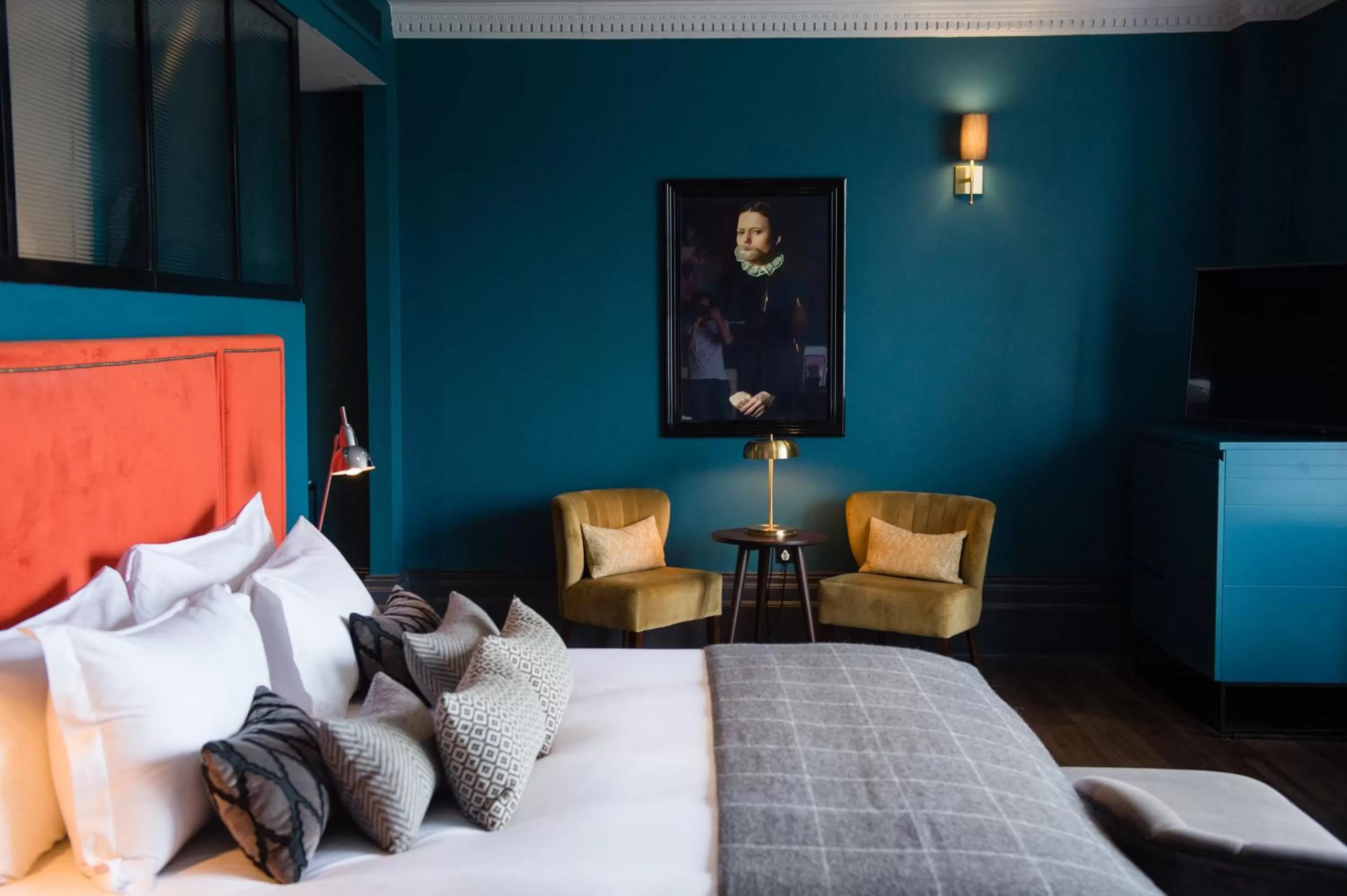 Seating area, Bed in Avon Gorge by Hotel du Vin