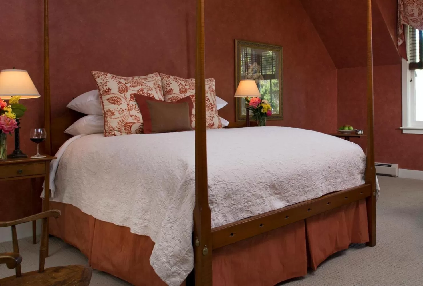 Bed in Jackson House Inn