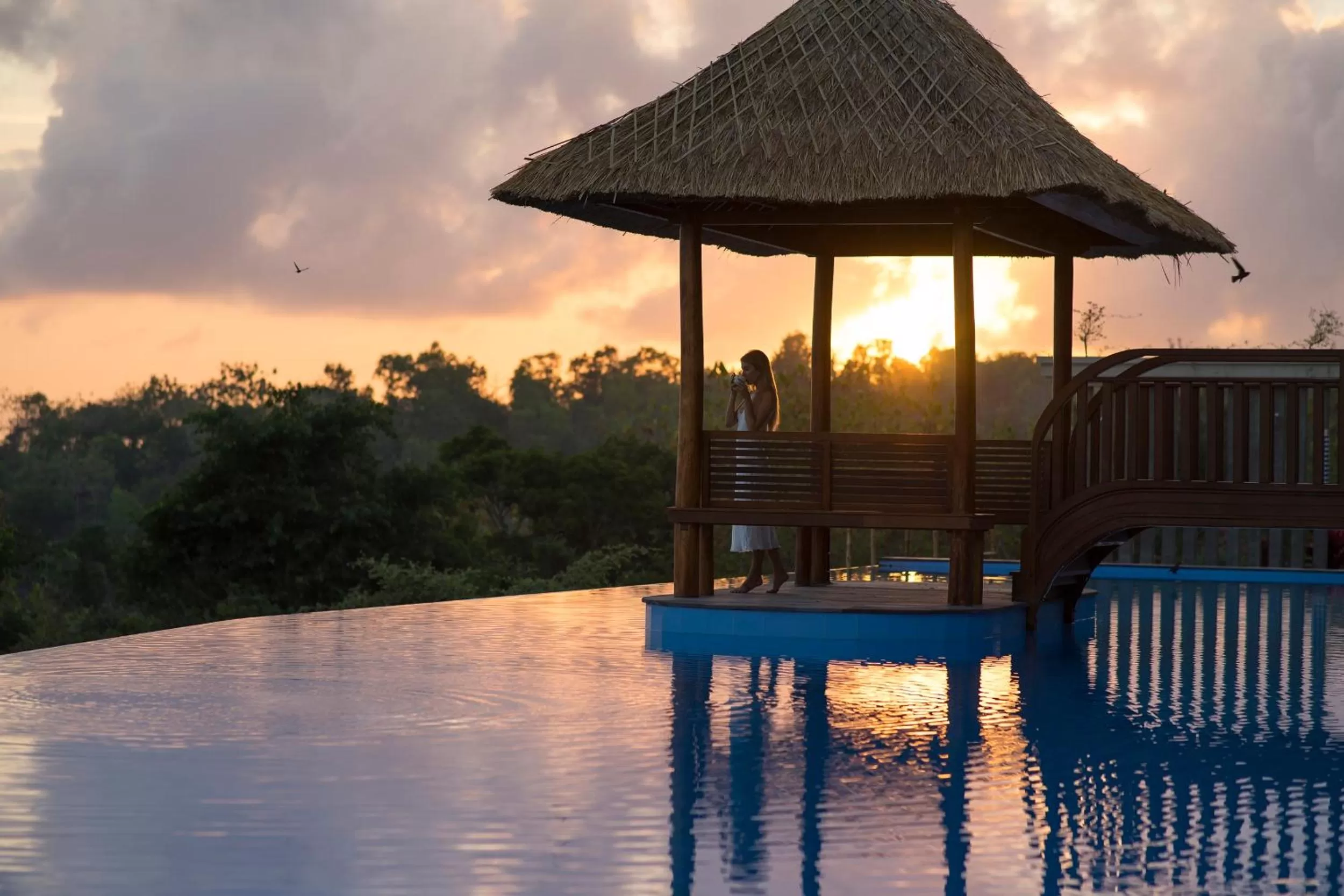 Swimming pool in Semabu Hills Hotel Nusa Penida