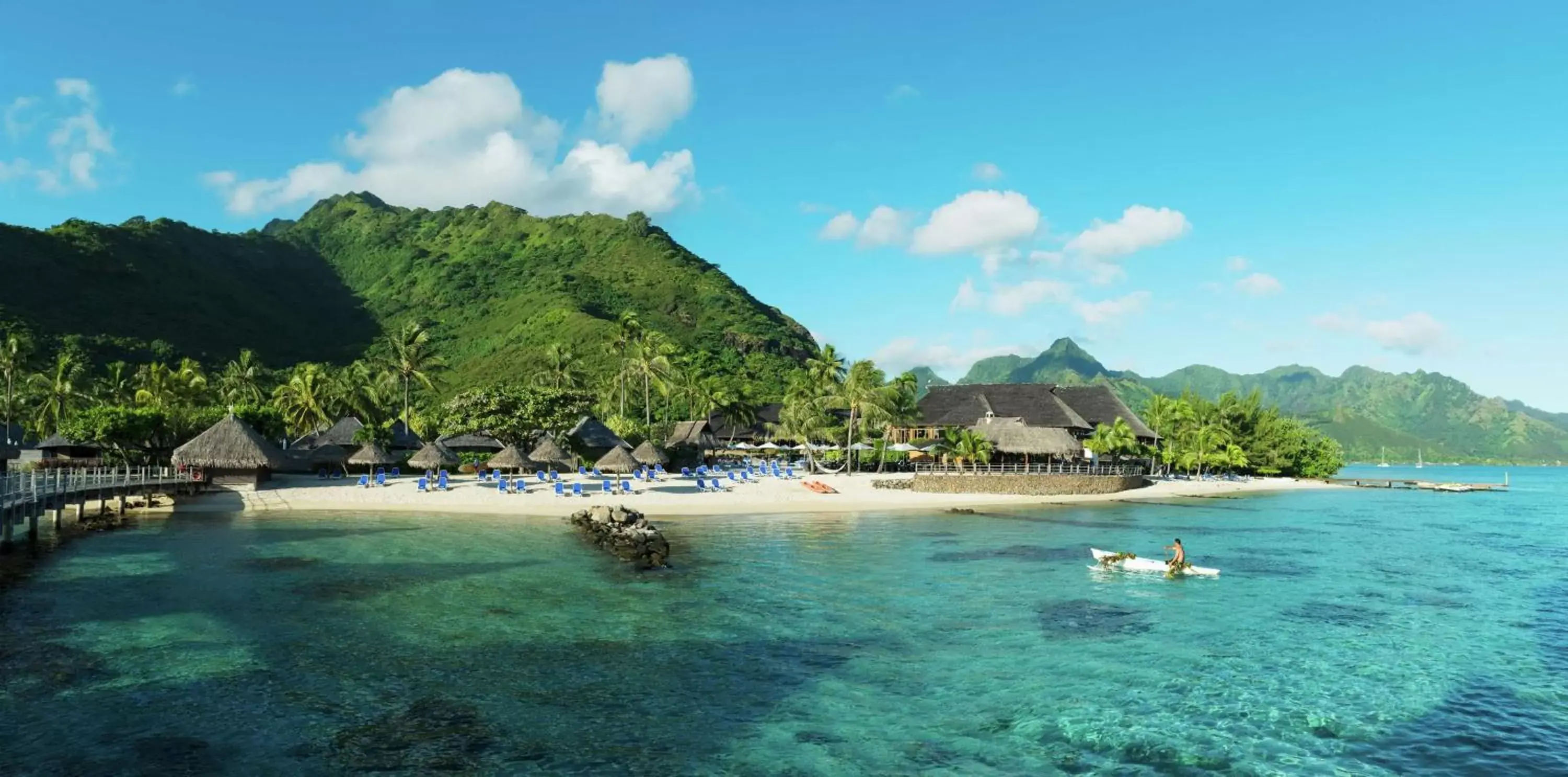Property building in Hilton Moorea Lagoon Resort & Spa Property building in Hilton Moorea Lagoon Resort & Spa
