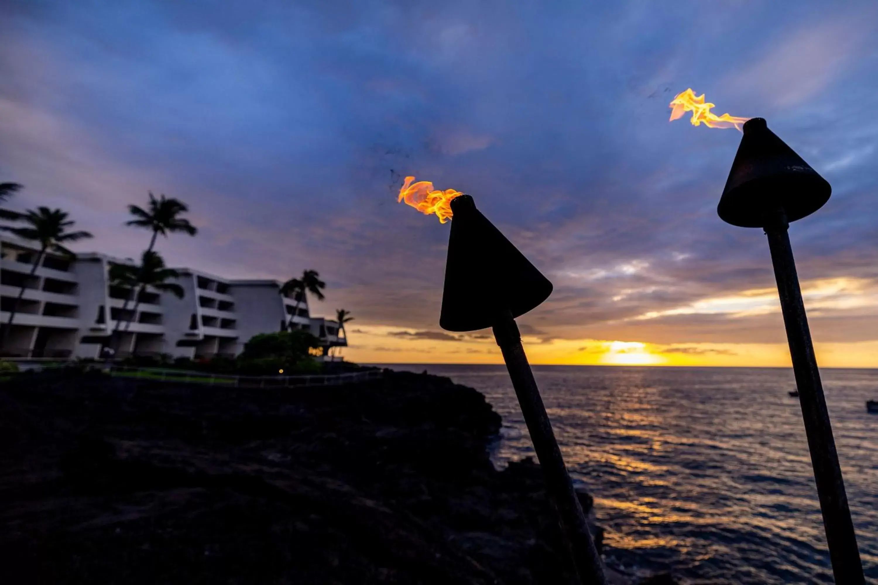 Property building in Outrigger Kona Resort and Spa