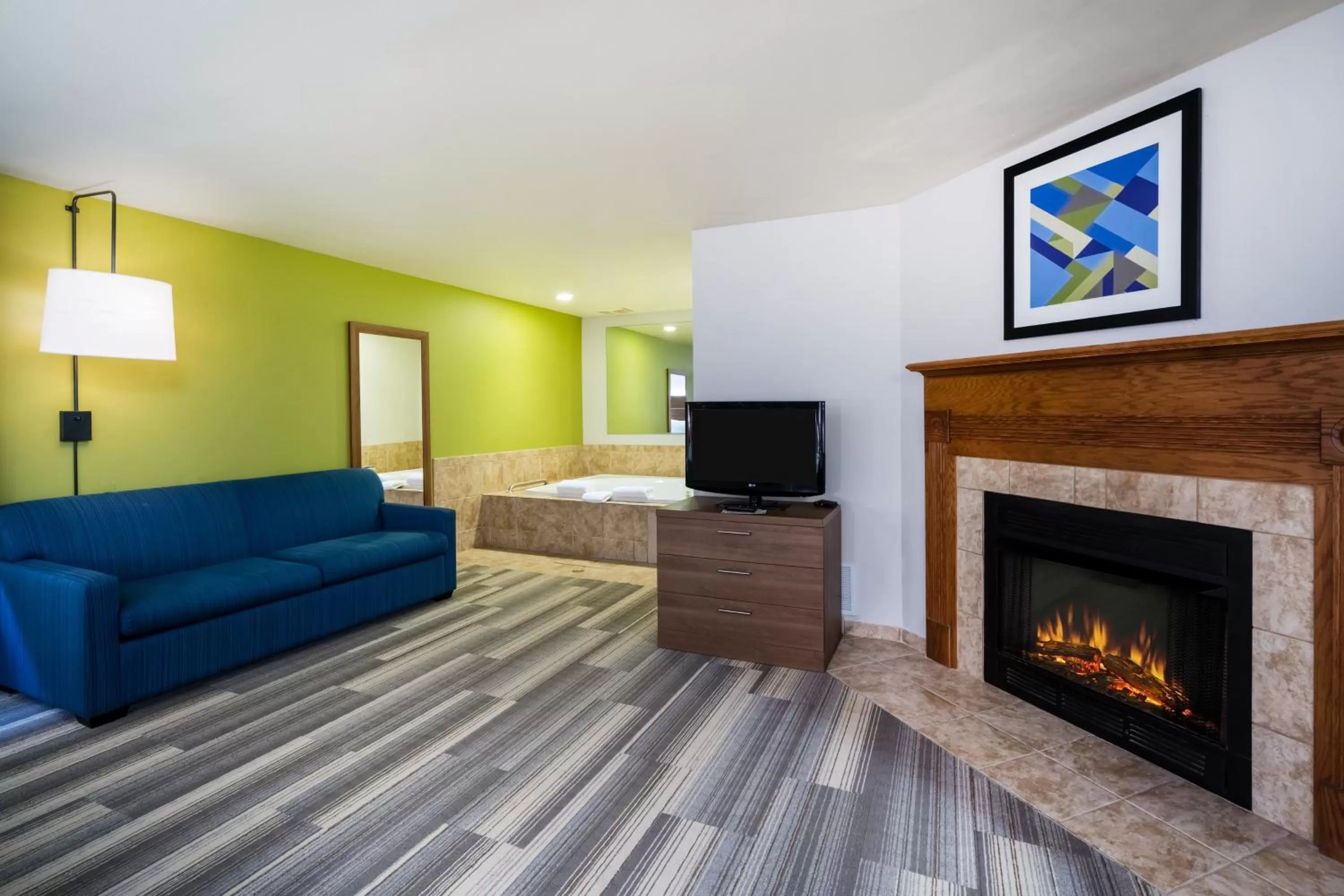 Photo of the whole room in Holiday Inn Express & Suites Rocky Mount Smith Mountain Lake, an IHG Hotel