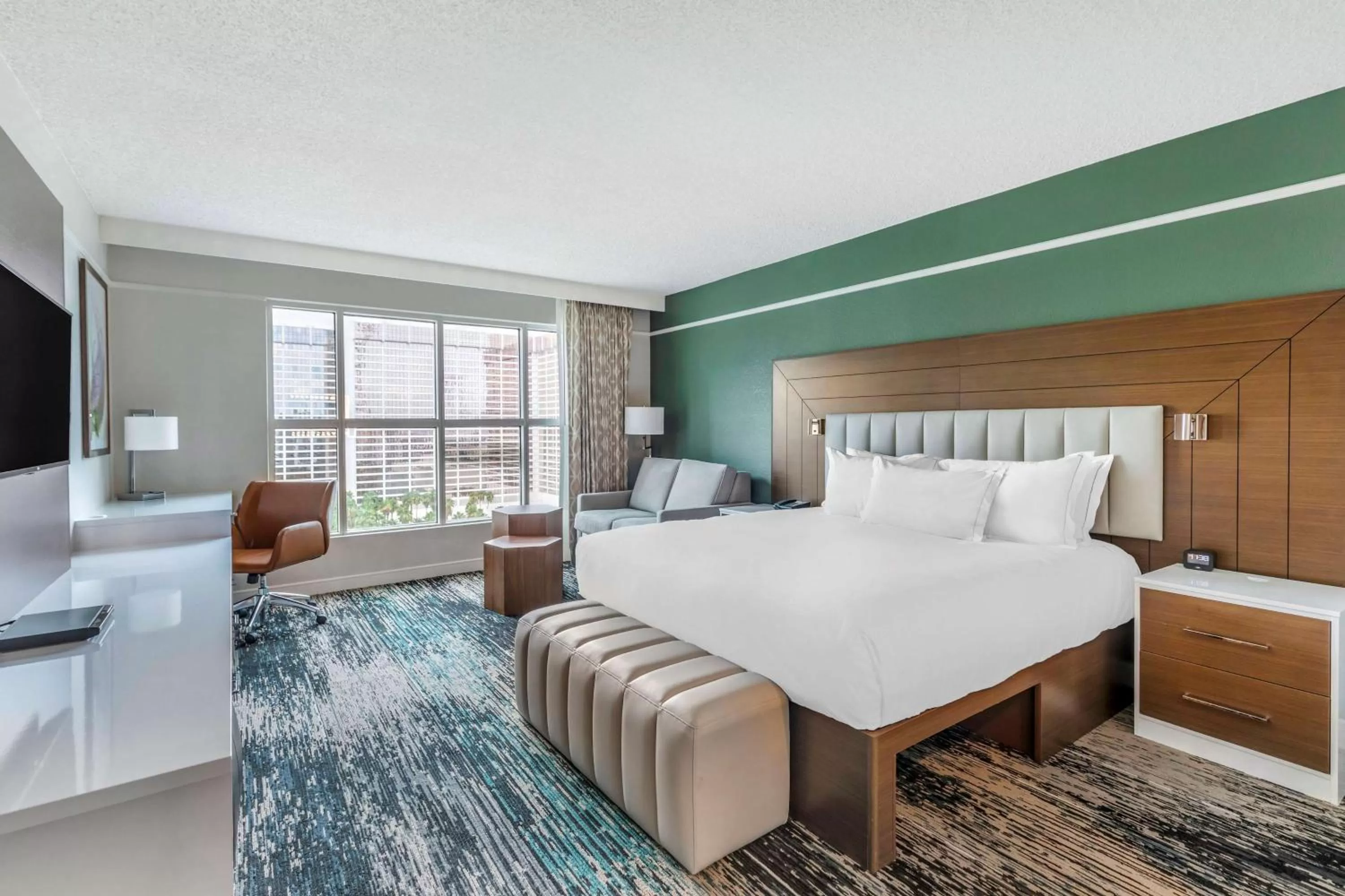 Bedroom, Bed in Hilton Grand Vacations Club Flamingo Las Vegas